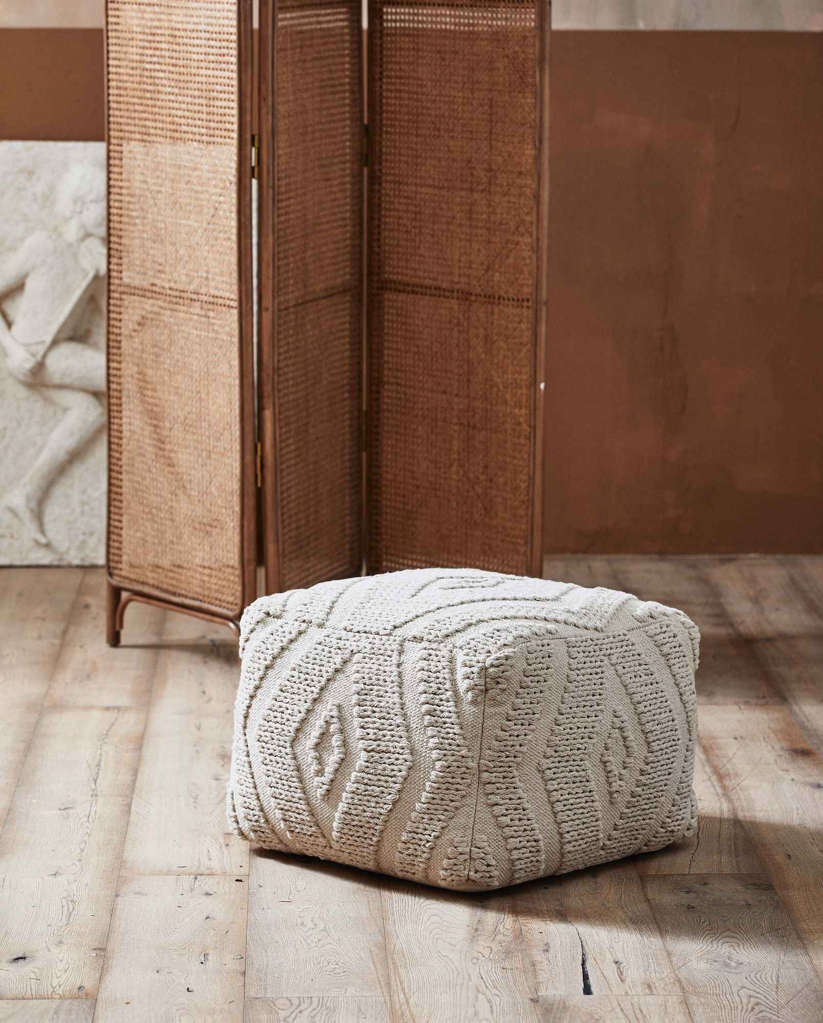 WULAR pouf - off white - Bambuá