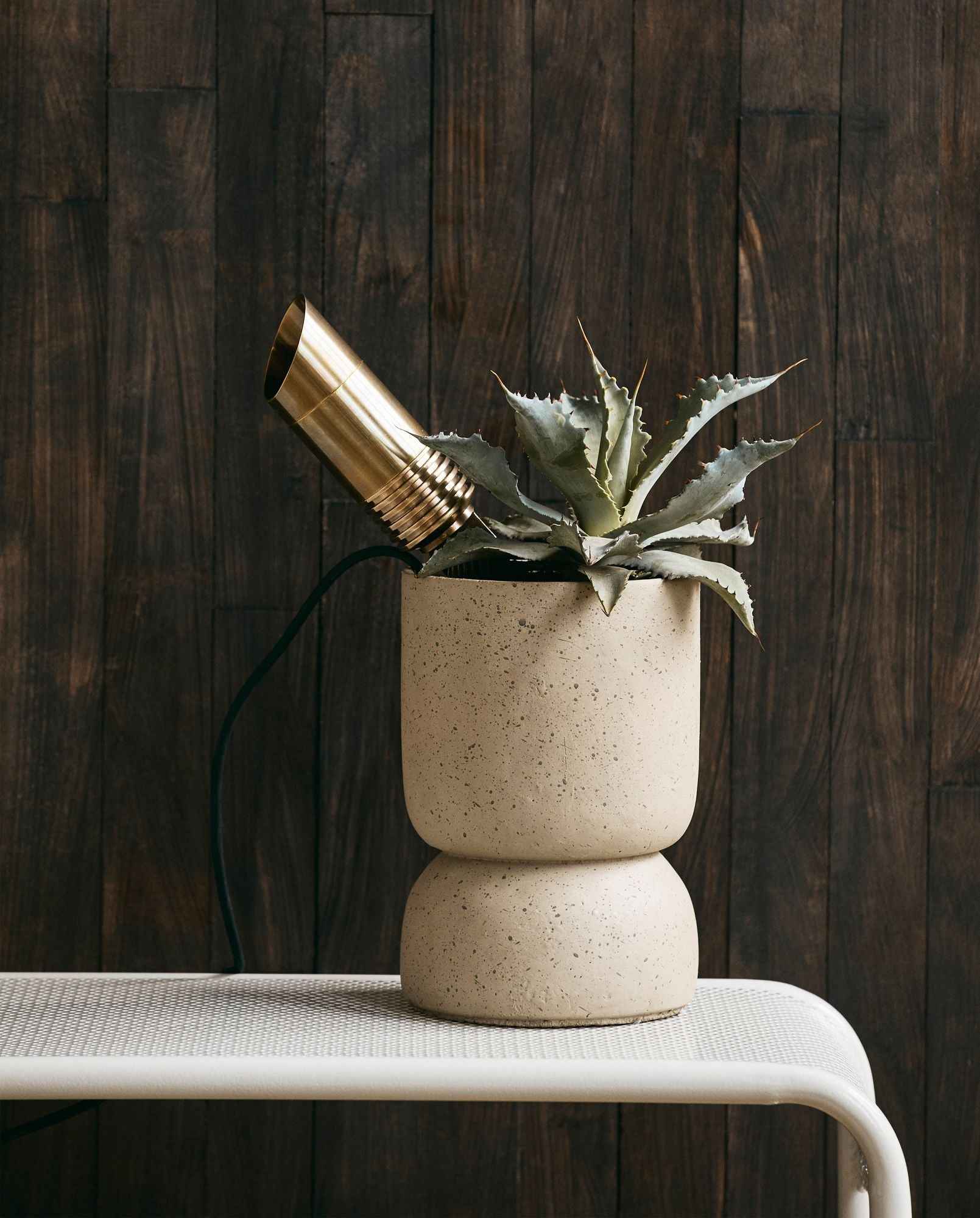 BRAGI lamp for outdoor, spike - brass - Bambuá