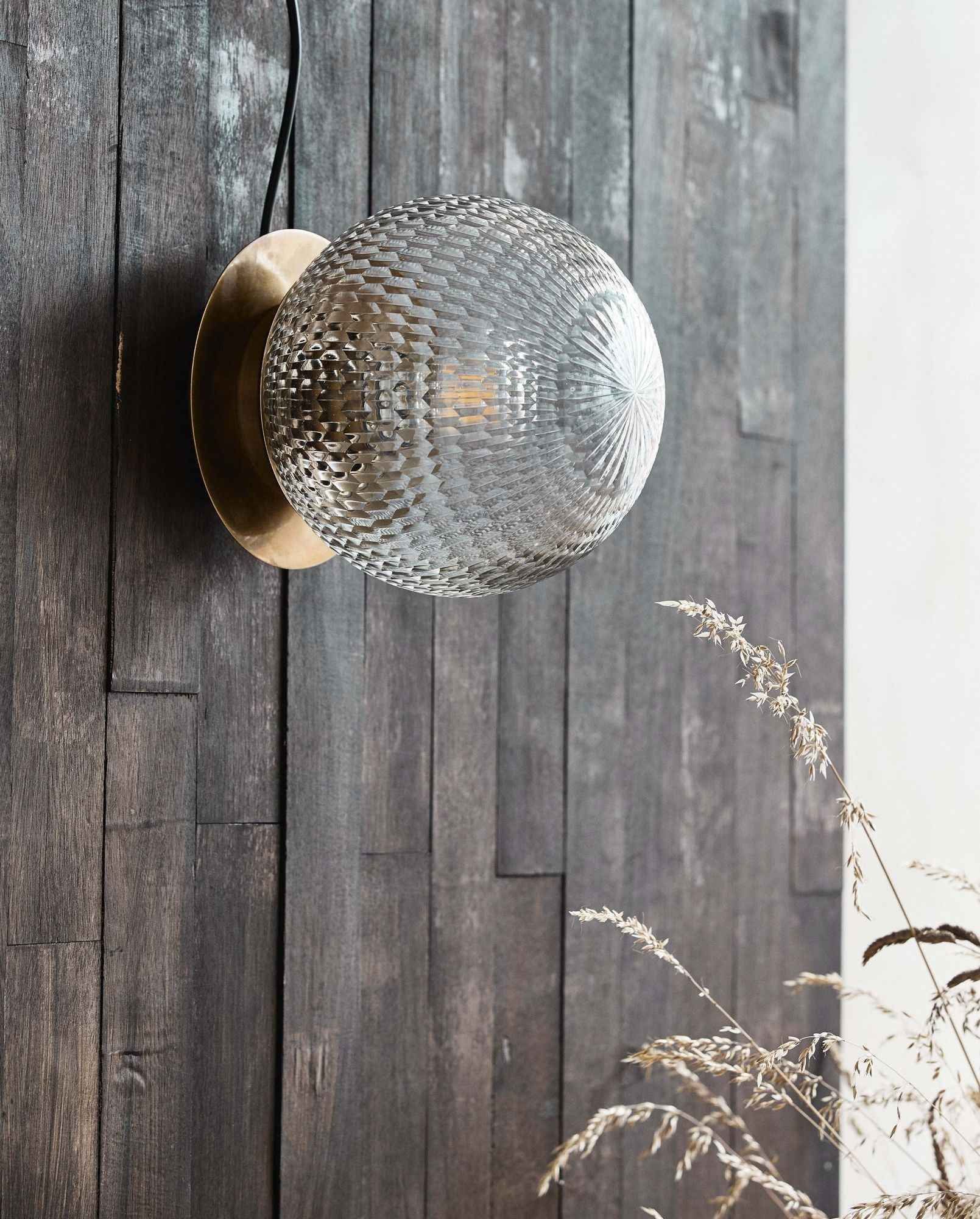 ZEUS outdoor wall lamp - golden finish - Bambuá