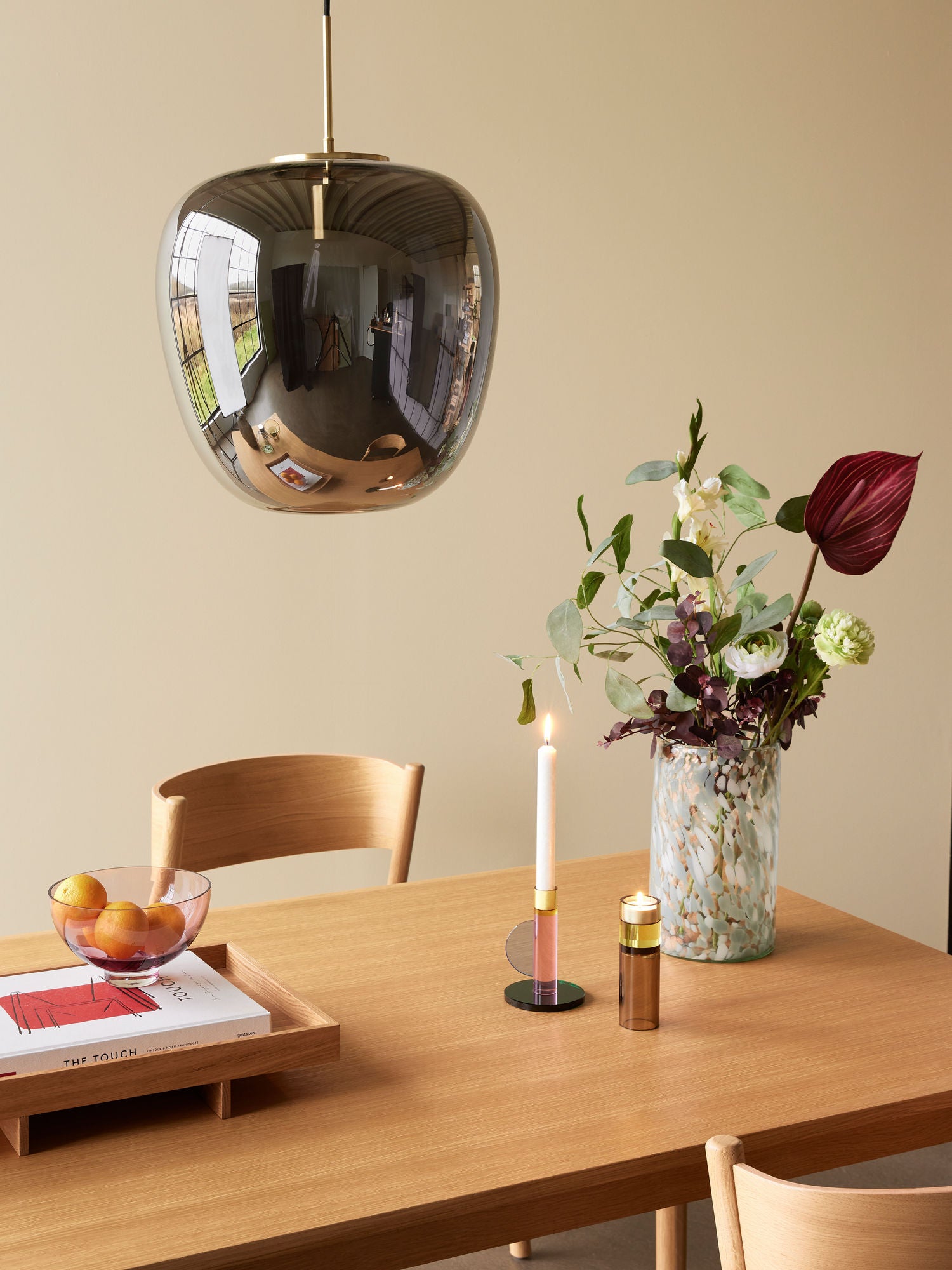 Oblique Dining Chair Natural