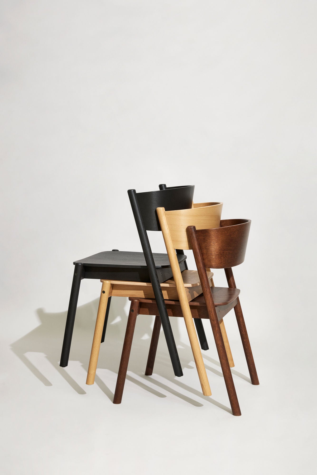 Oblique Dining Chair Natural