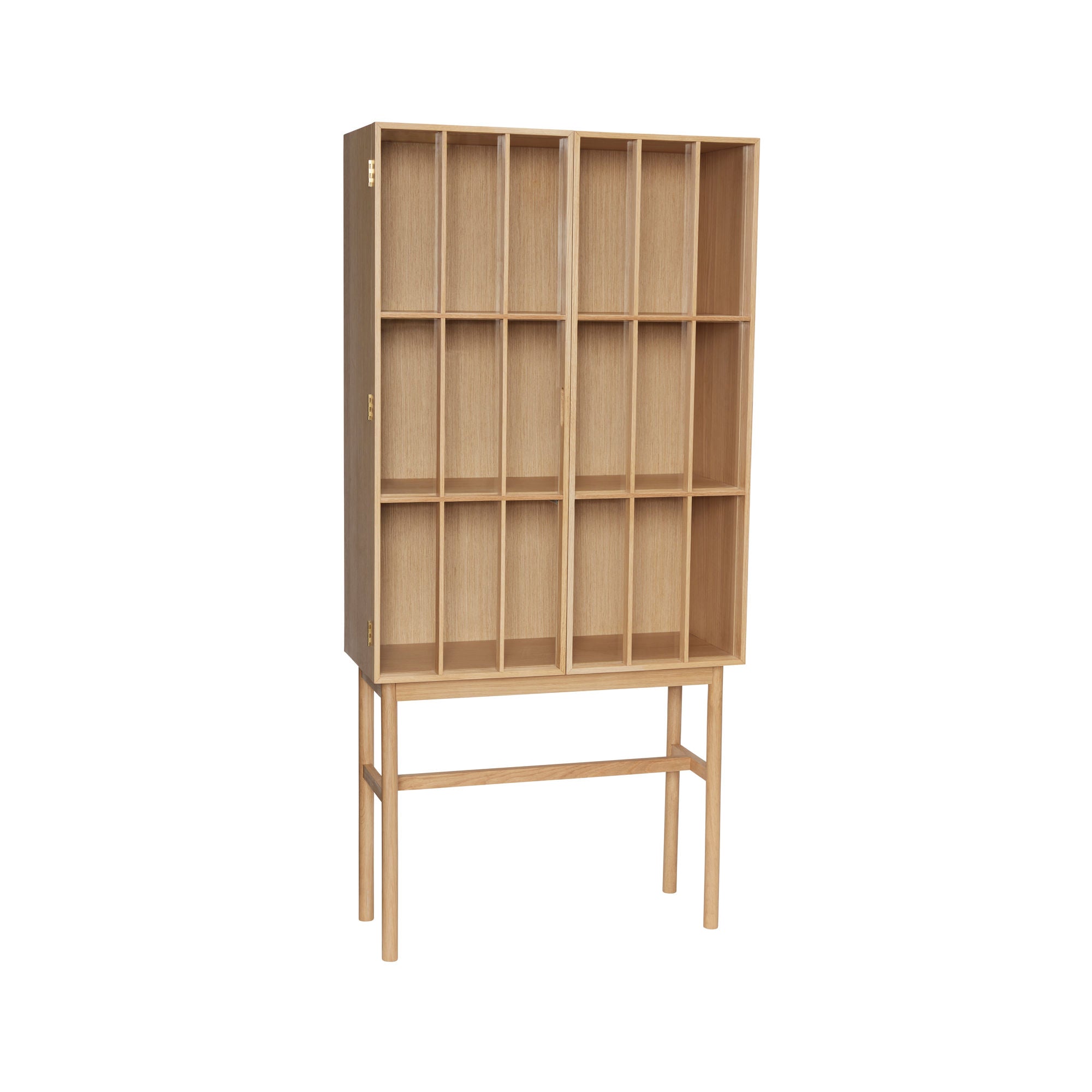 Shoji Cabinet Tall Natural