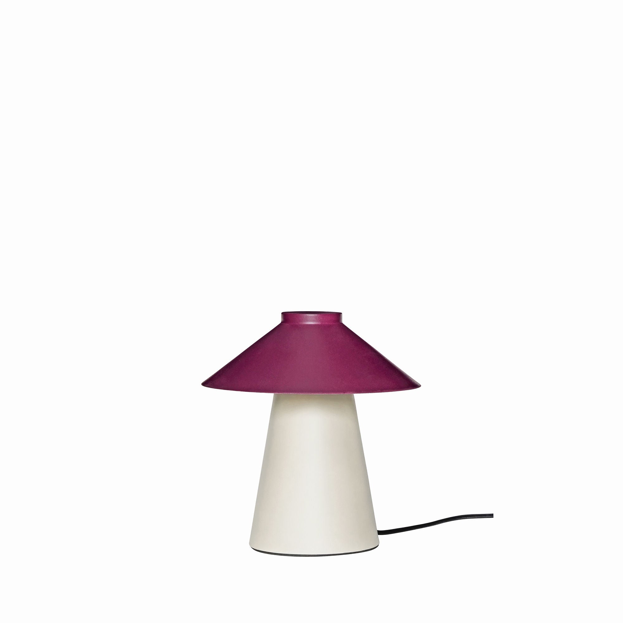 Chipper Table Lamp Sand/Burgundy