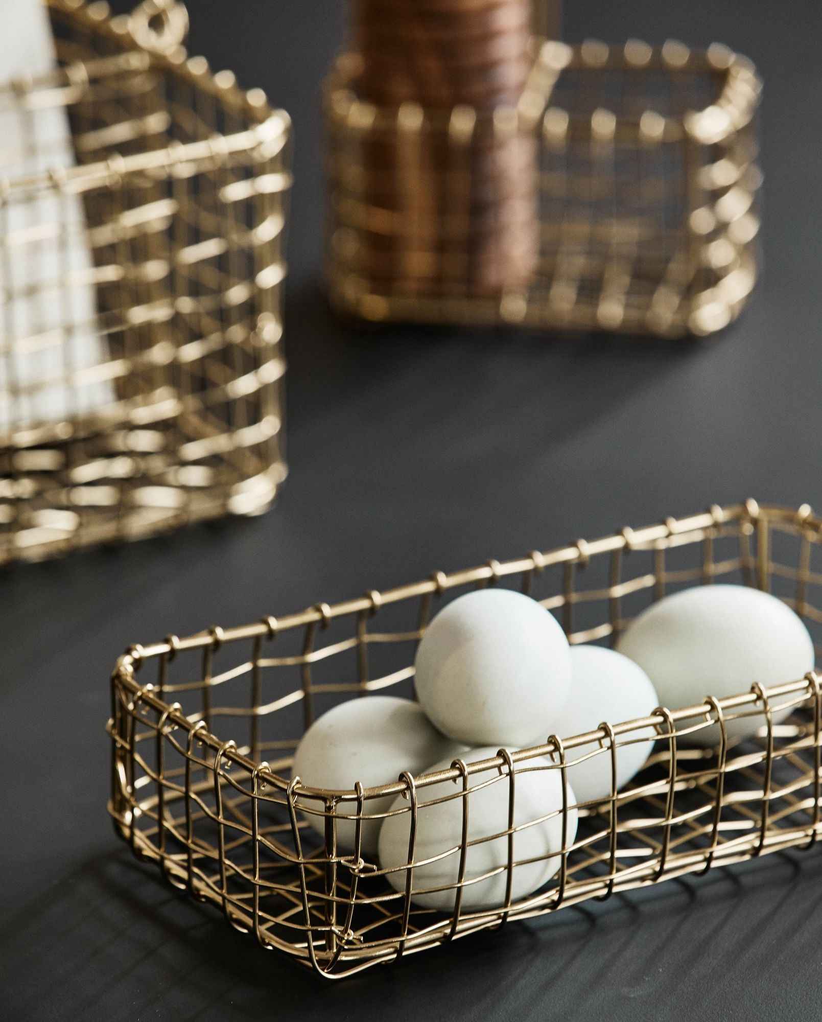 NAVITI storage - golden finish