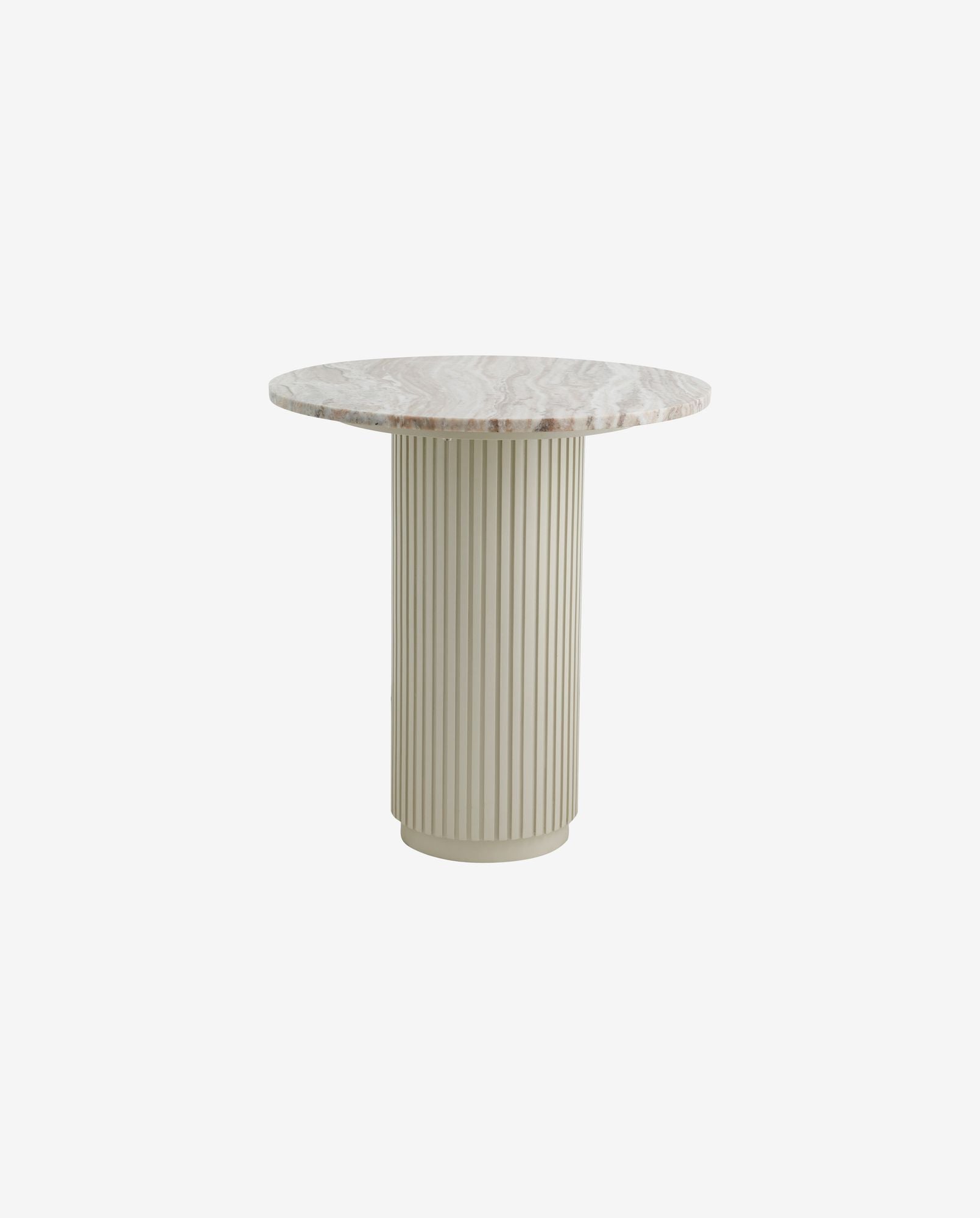 ERIE cafe table - ivory marble top - Bambuá
