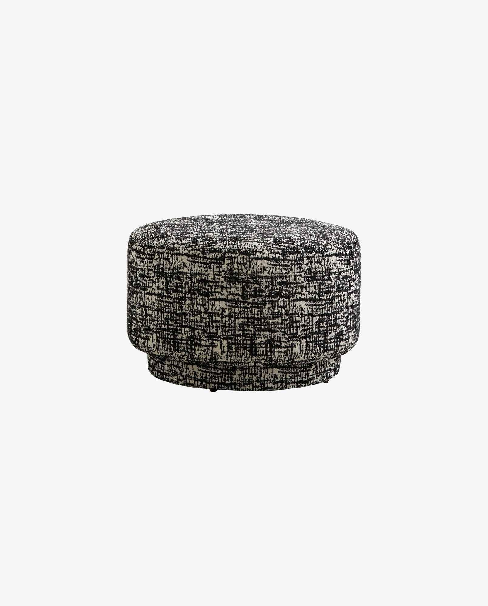 BOMU pouf - black/white