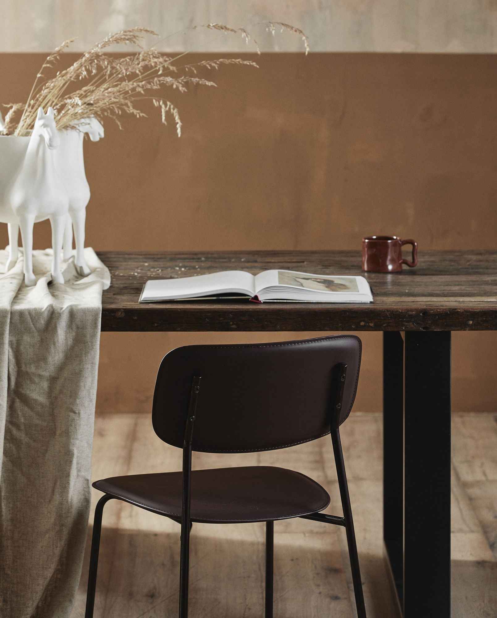 ESA dining chair - brown - Bambuá