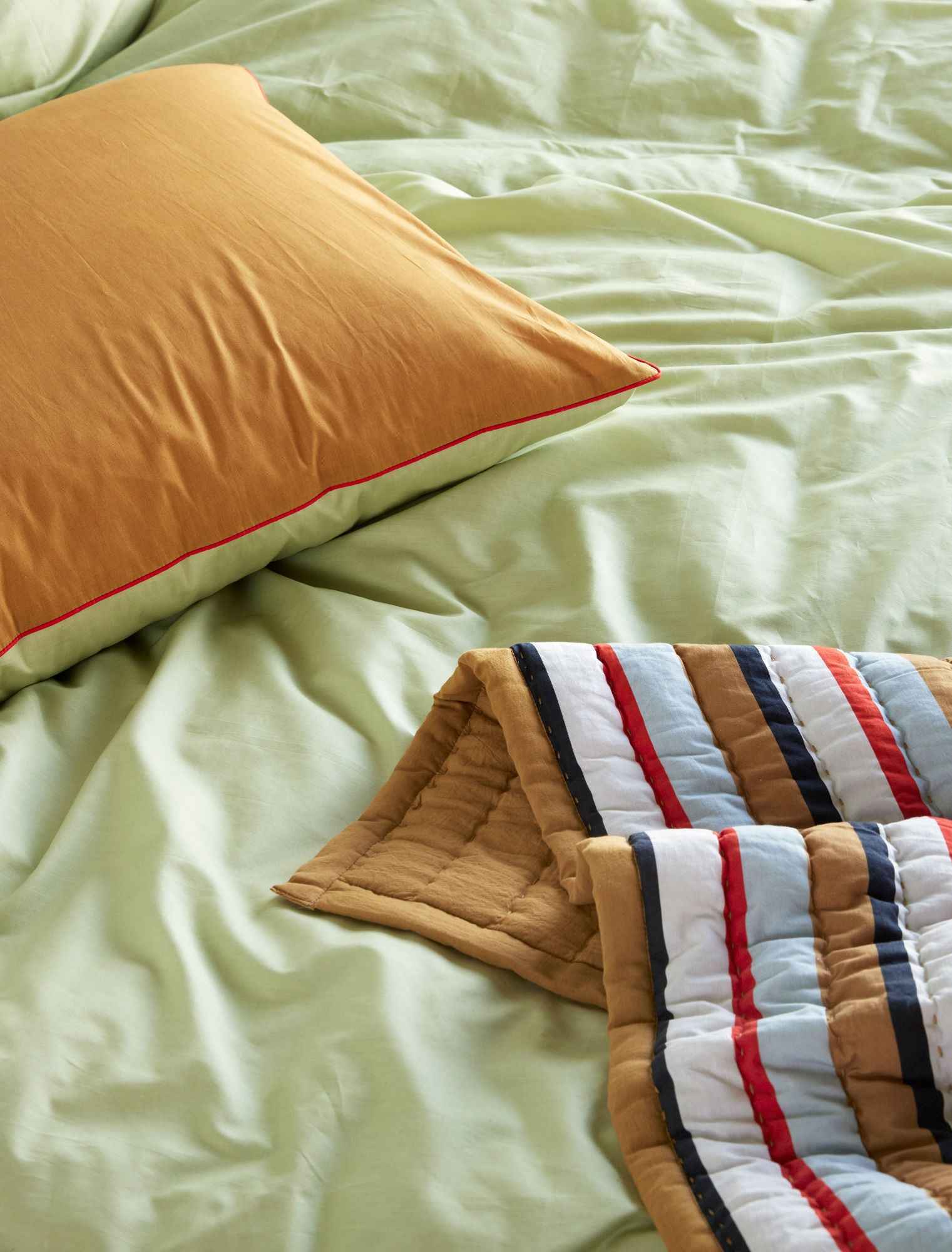 Pavilion Plaid Stripe Ochre/Multicolour - Bambuá