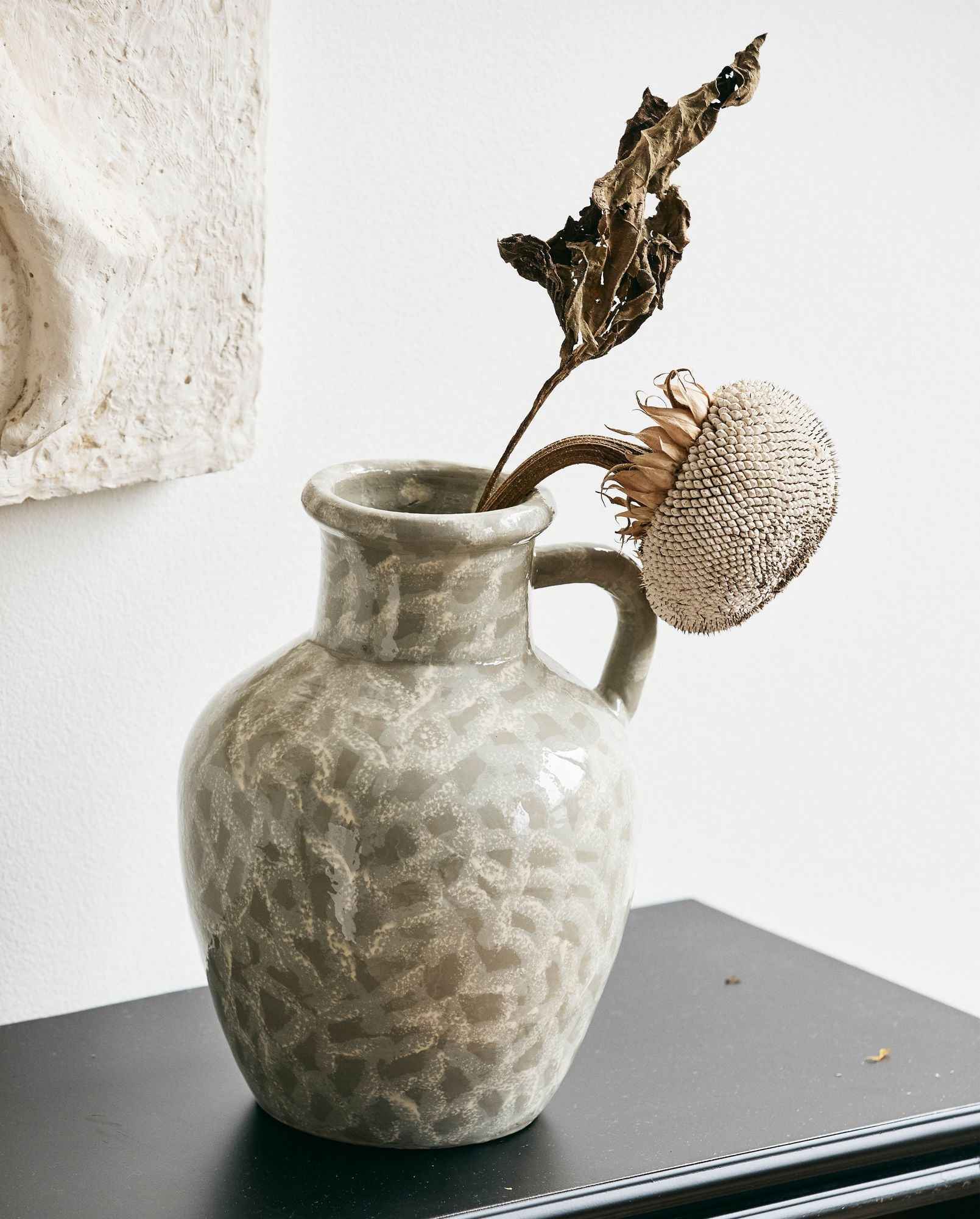 BATAM vase, glazed - grey - Bambuá