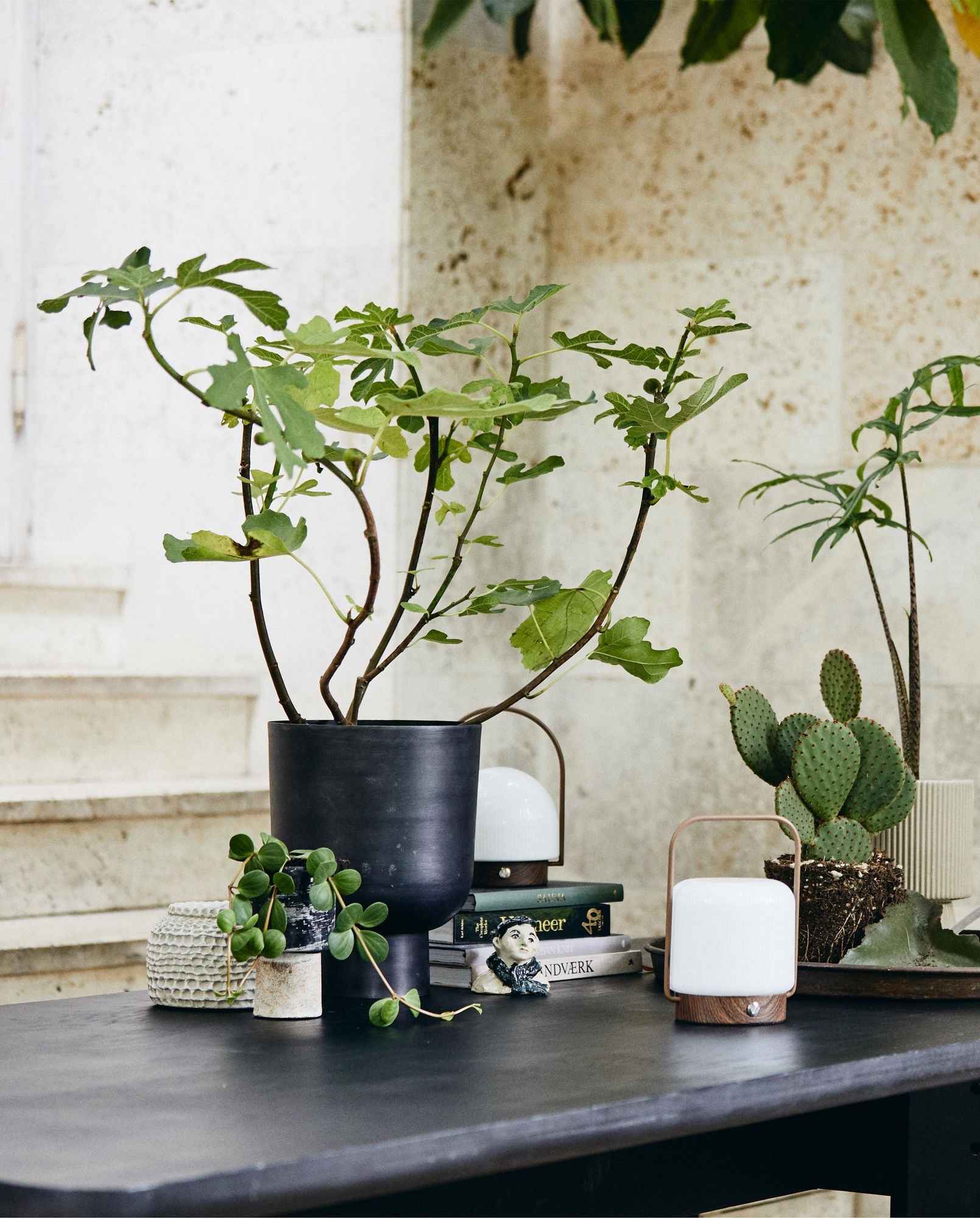 GALOA planter, S - anthracite - Bambuá