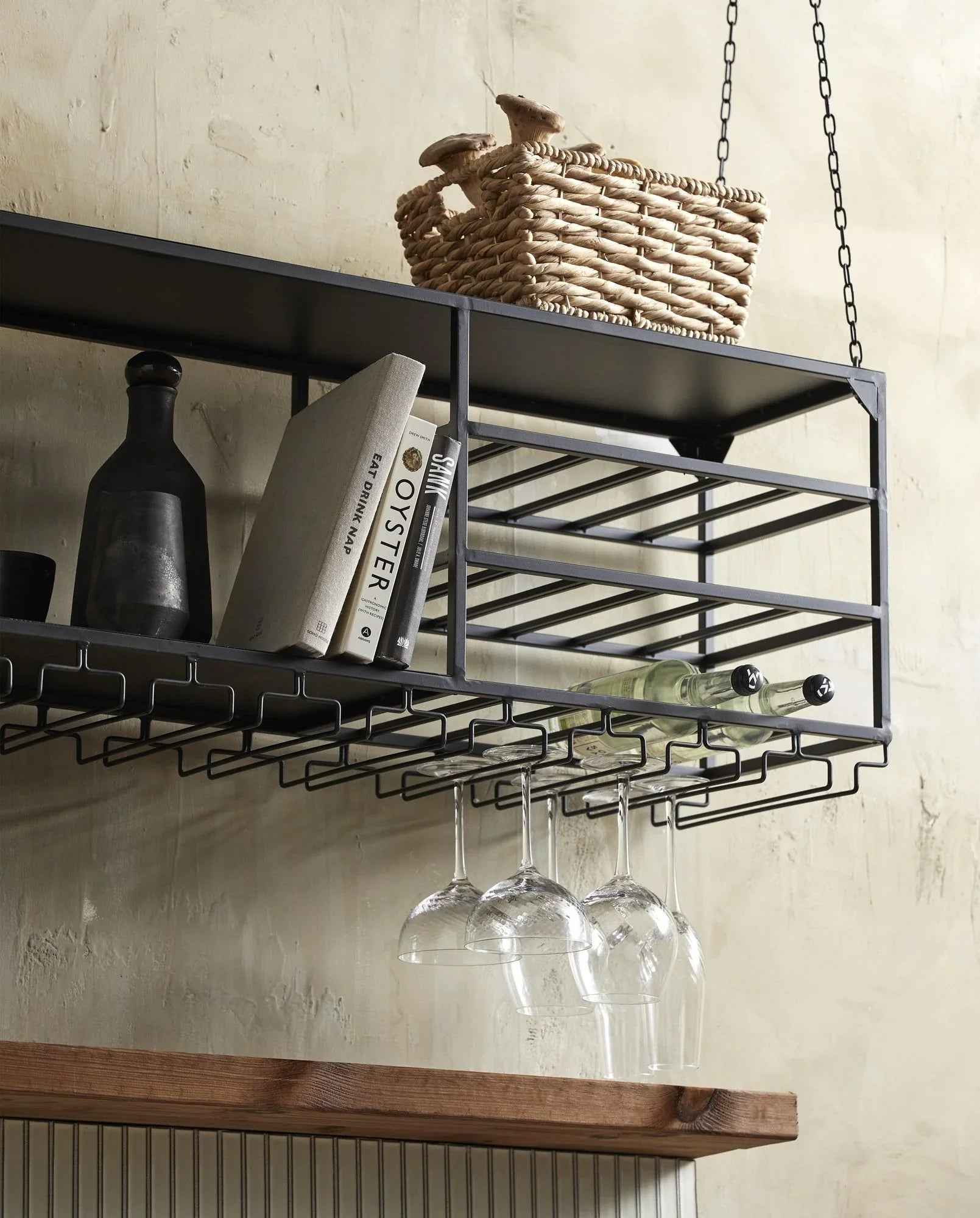 LOFT rack/shelf, L, black - Bambuá