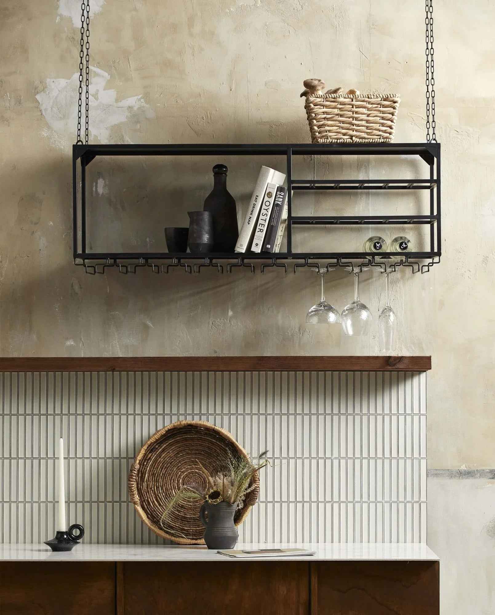 LOFT rack/shelf, L, black - Bambuá