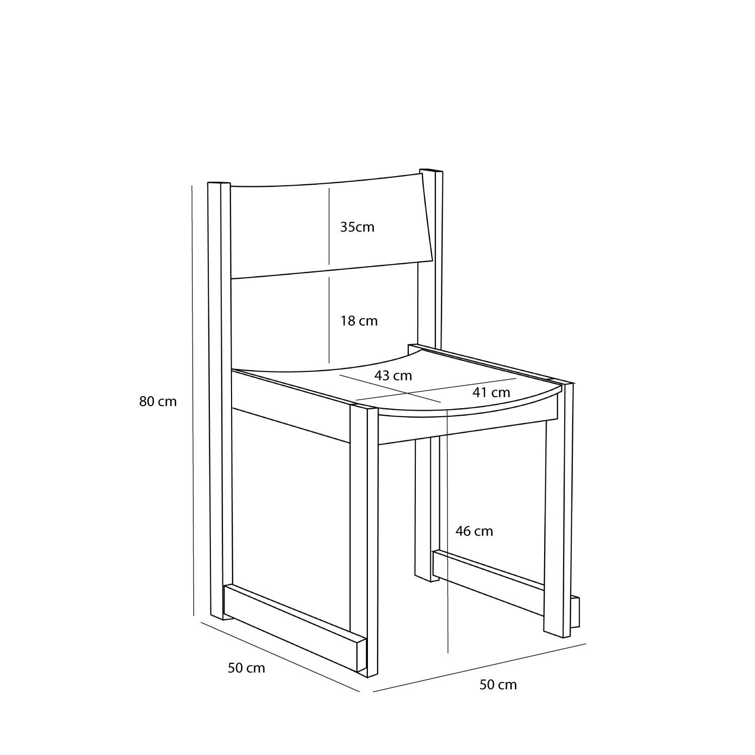 Forma Dining Chair Natural - Bambuá