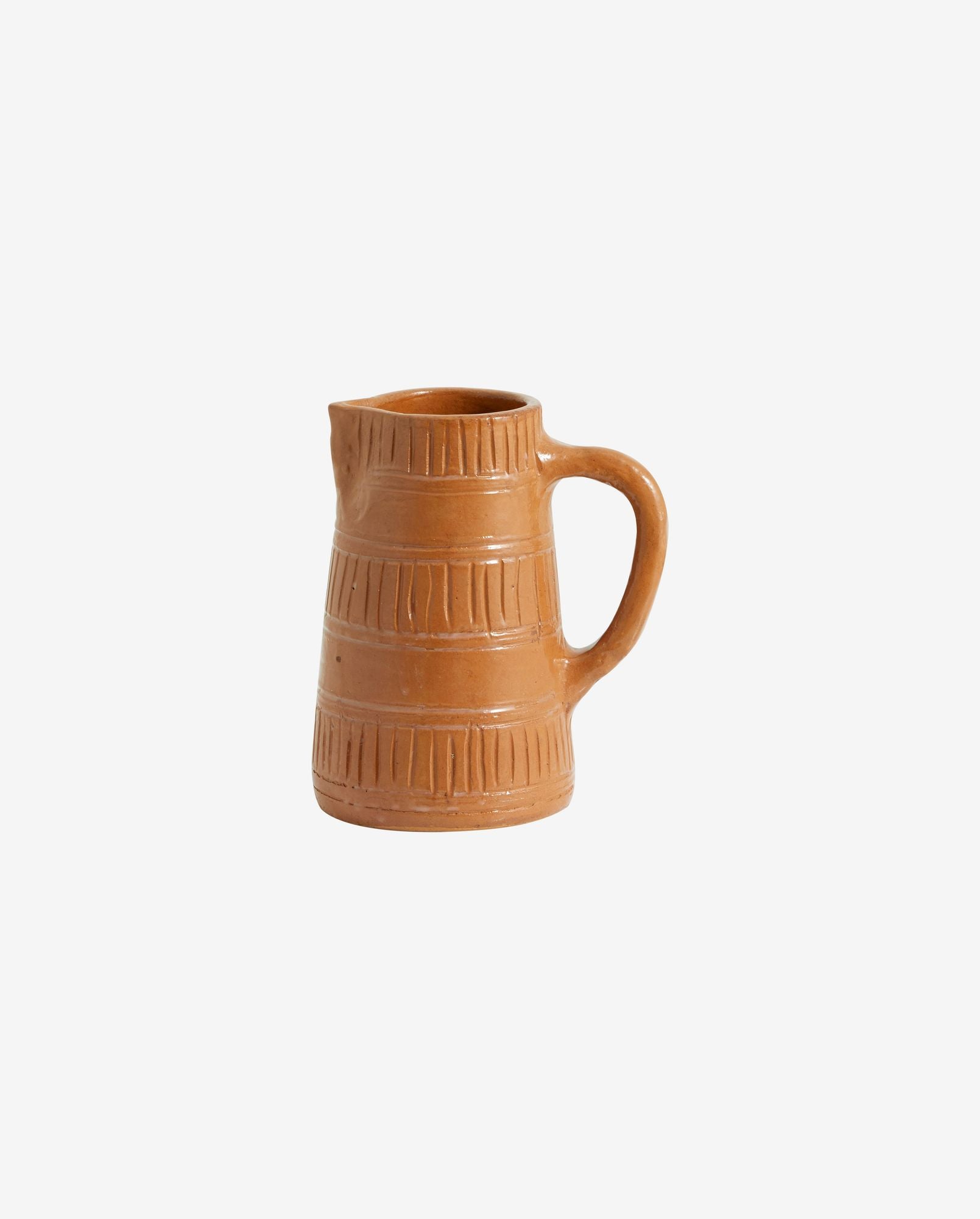 JUNIPER jug w. handle, terracotta - brown - Bambuá