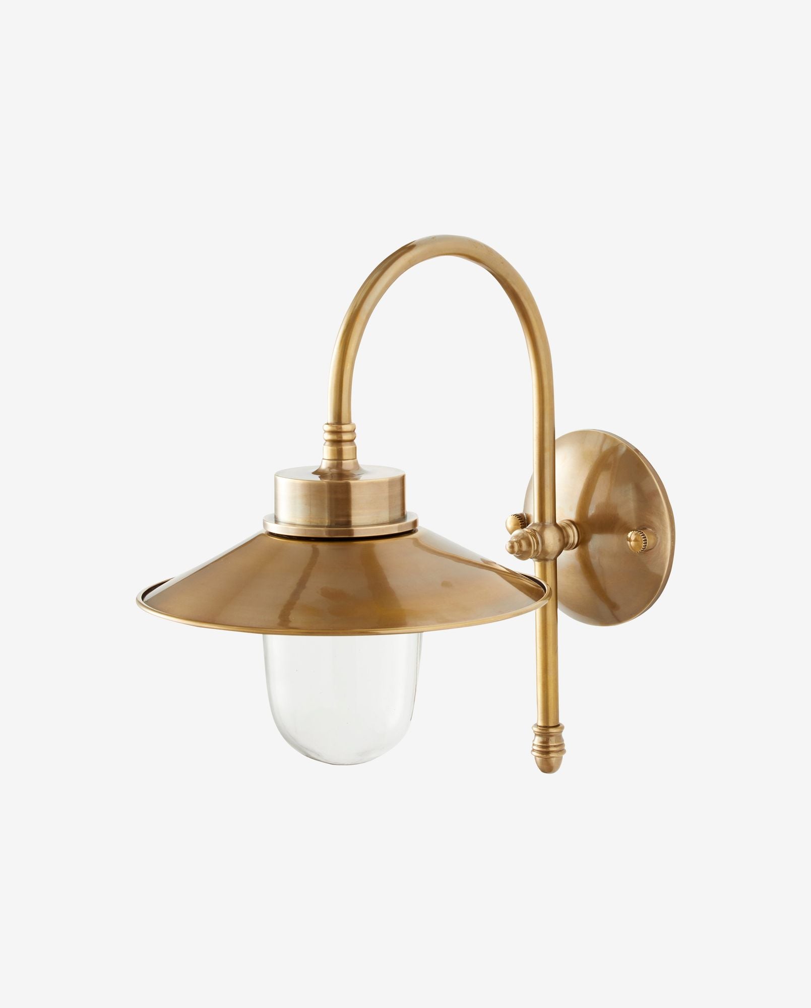 LASON wall lamp, outdoor - brass - Bambuá