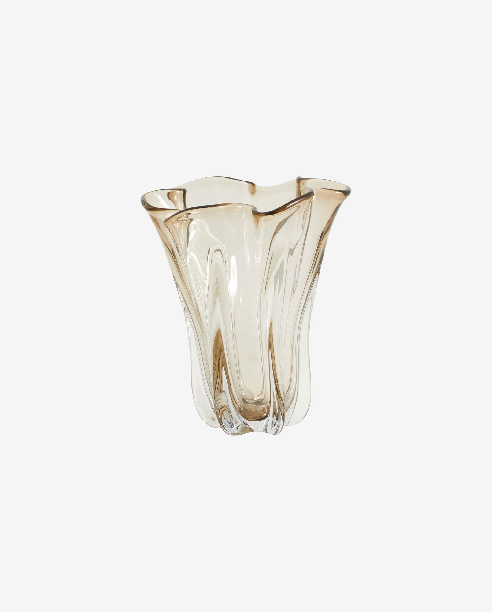 KOMNIO vase - light brown - Bambuá