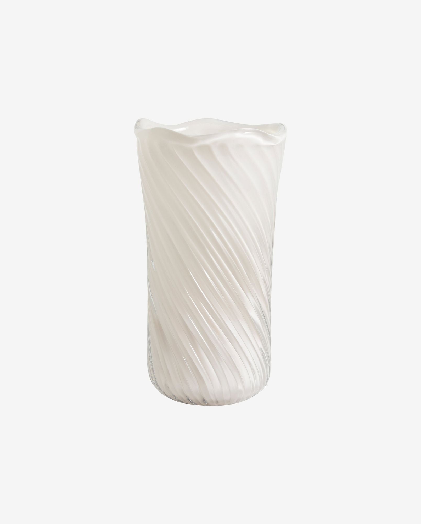 HELLE vase, glass - off white - Bambuá