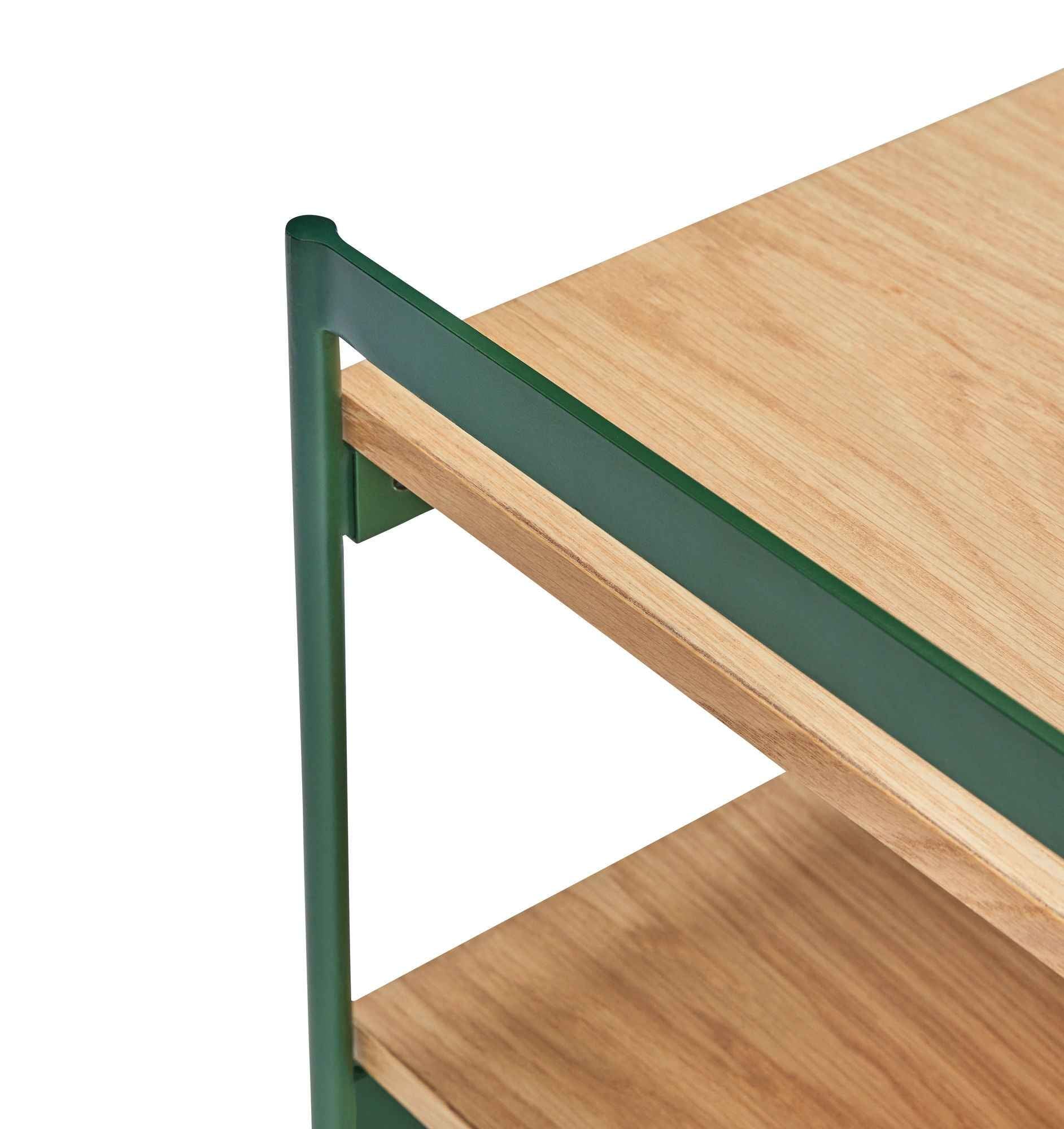 Hübsch Jaunty Side Table Green/Natural