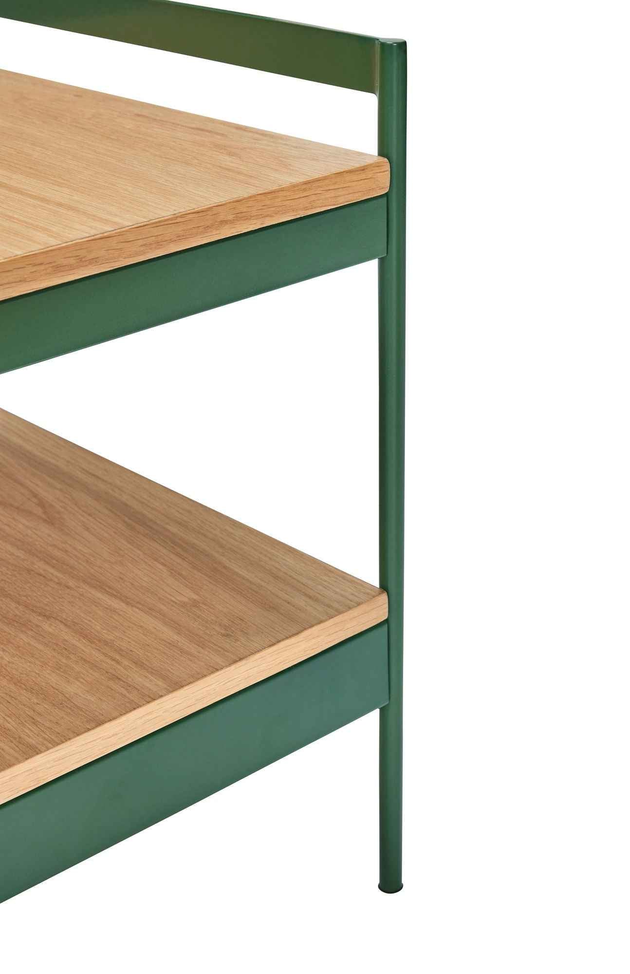 Hübsch Jaunty Side Table Green/Natural