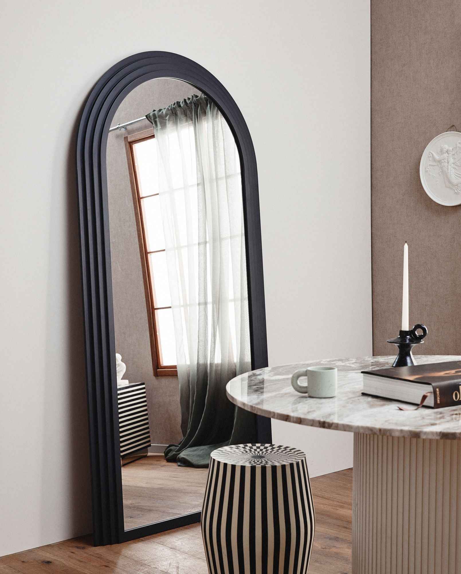 FALCO mirror - anthracite - Bambuá