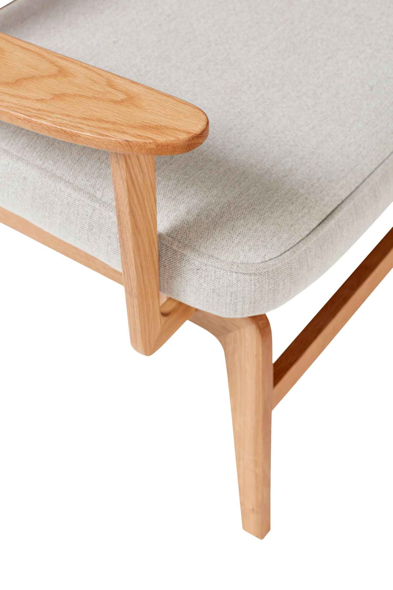 Haze Lounge Chair Grey/Natural - Bambuá