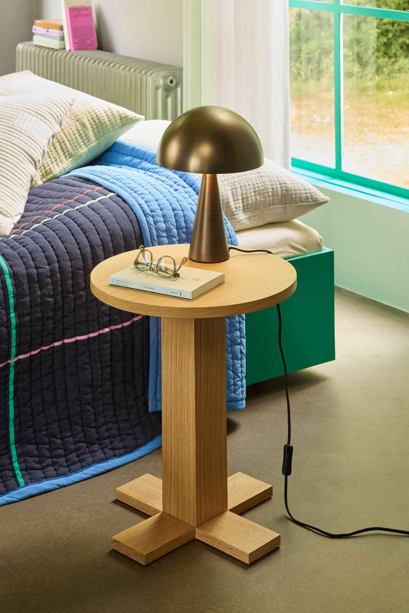 Hübsch Mush Table Lamp Mini Burnished brass