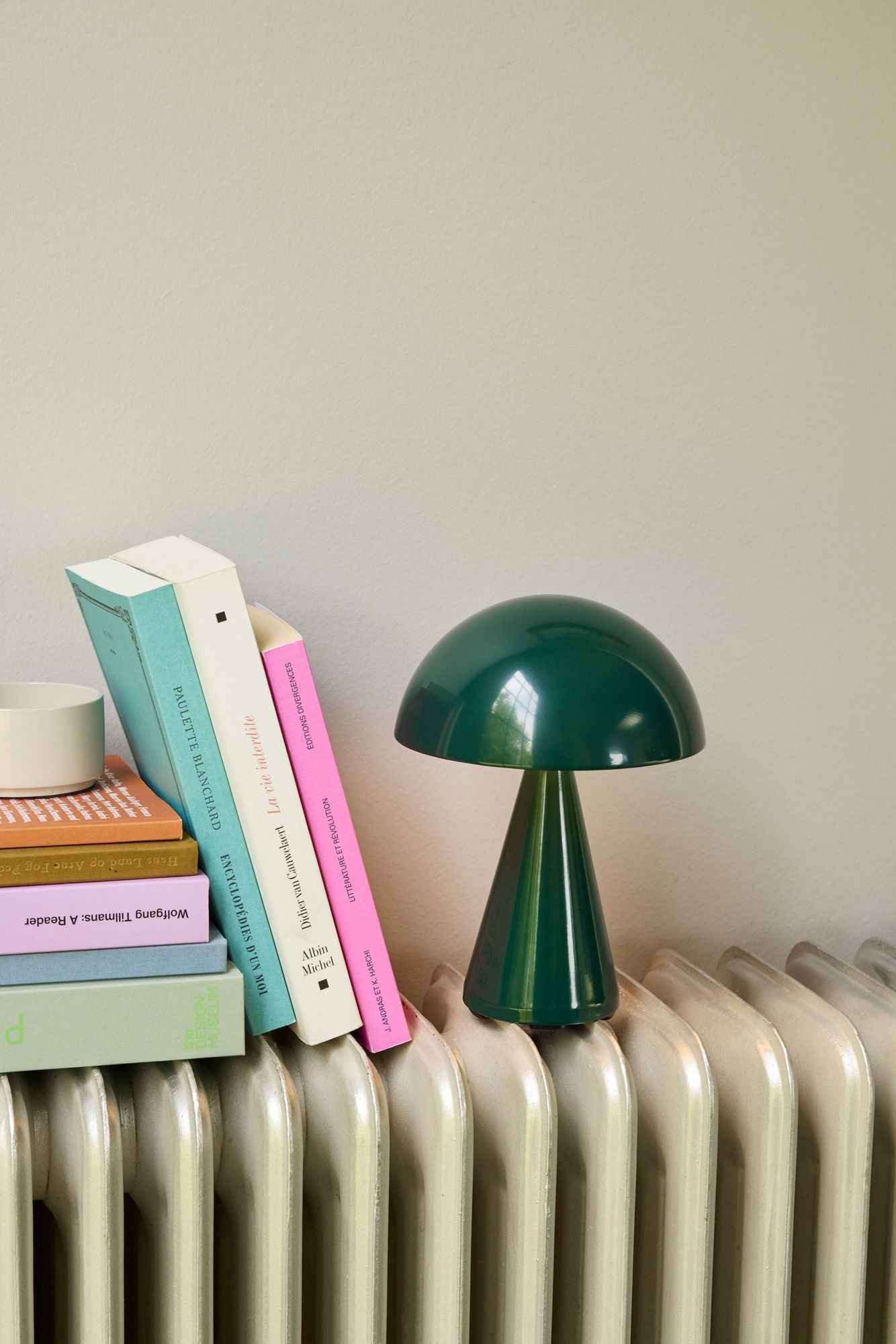 Hübsch Mush Portable Lamp Dark green