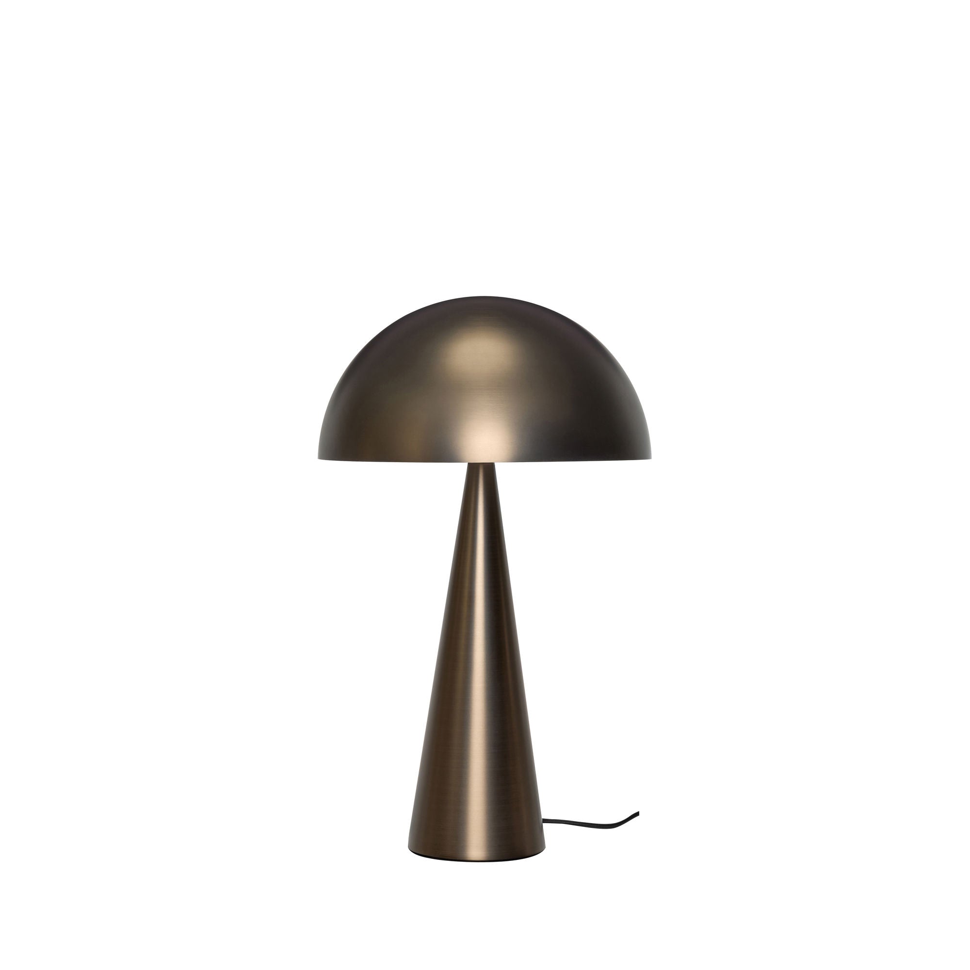 Mush Table Lamp Tall Burnished brass
