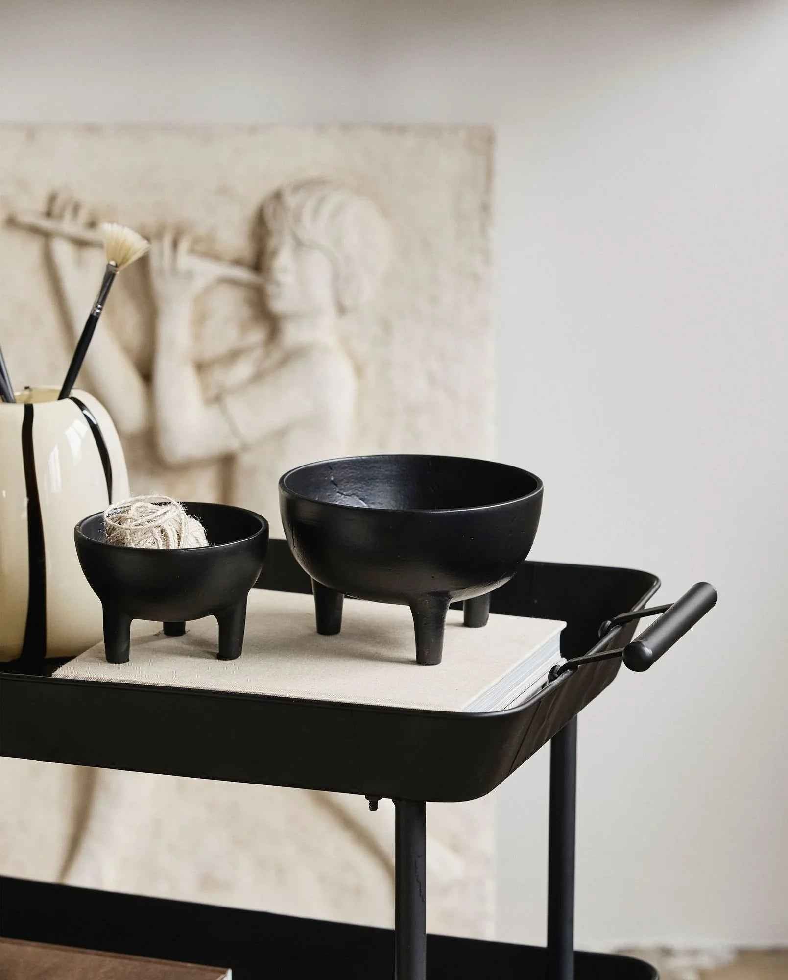 LAMU bowl, black, small