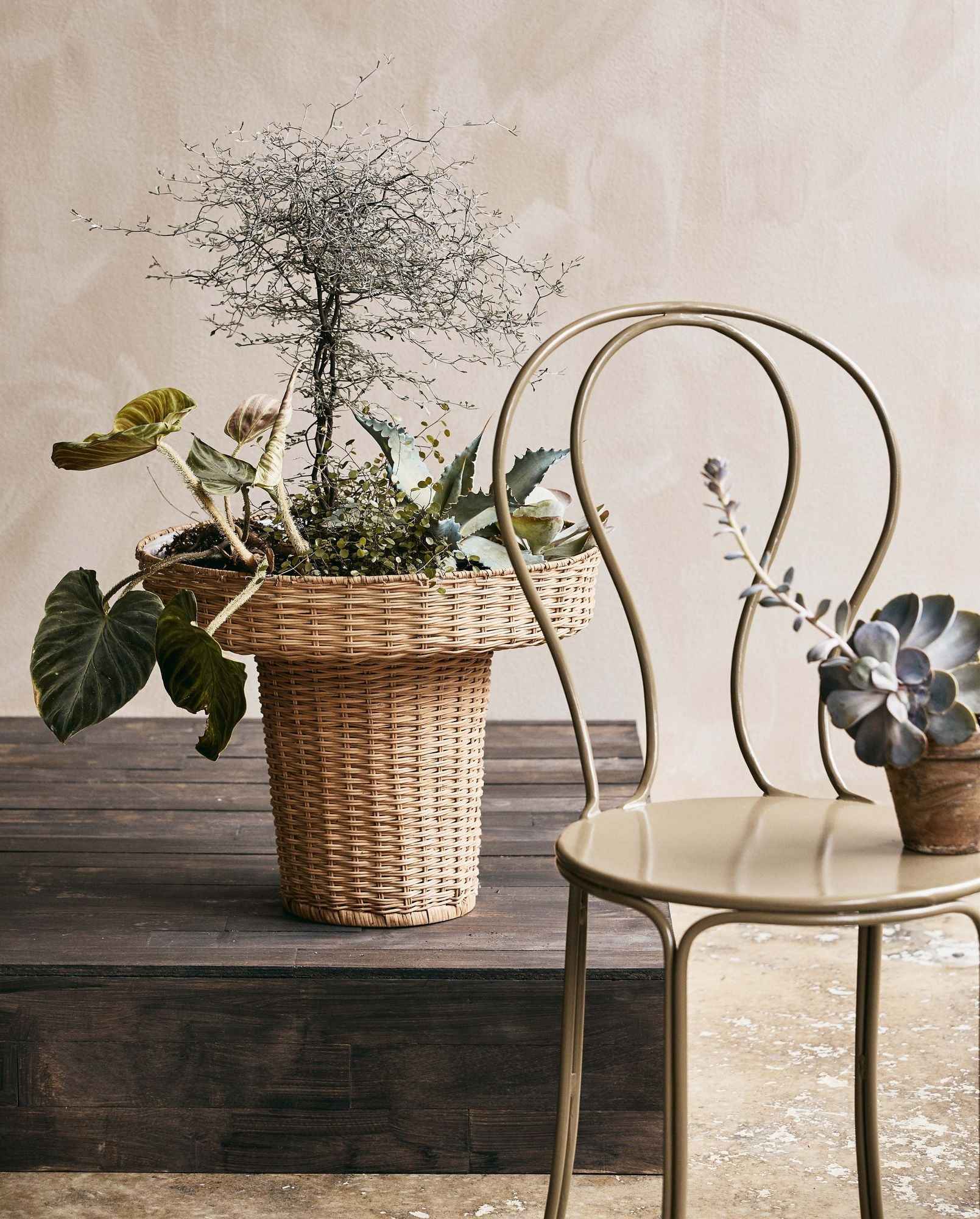 LAURIE flowerpot, tall - nature - Bambuá
