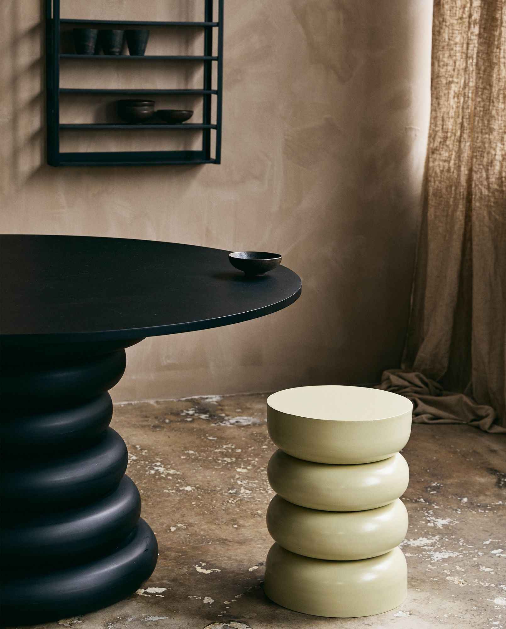 JUBBA side table - light green - Bambuá