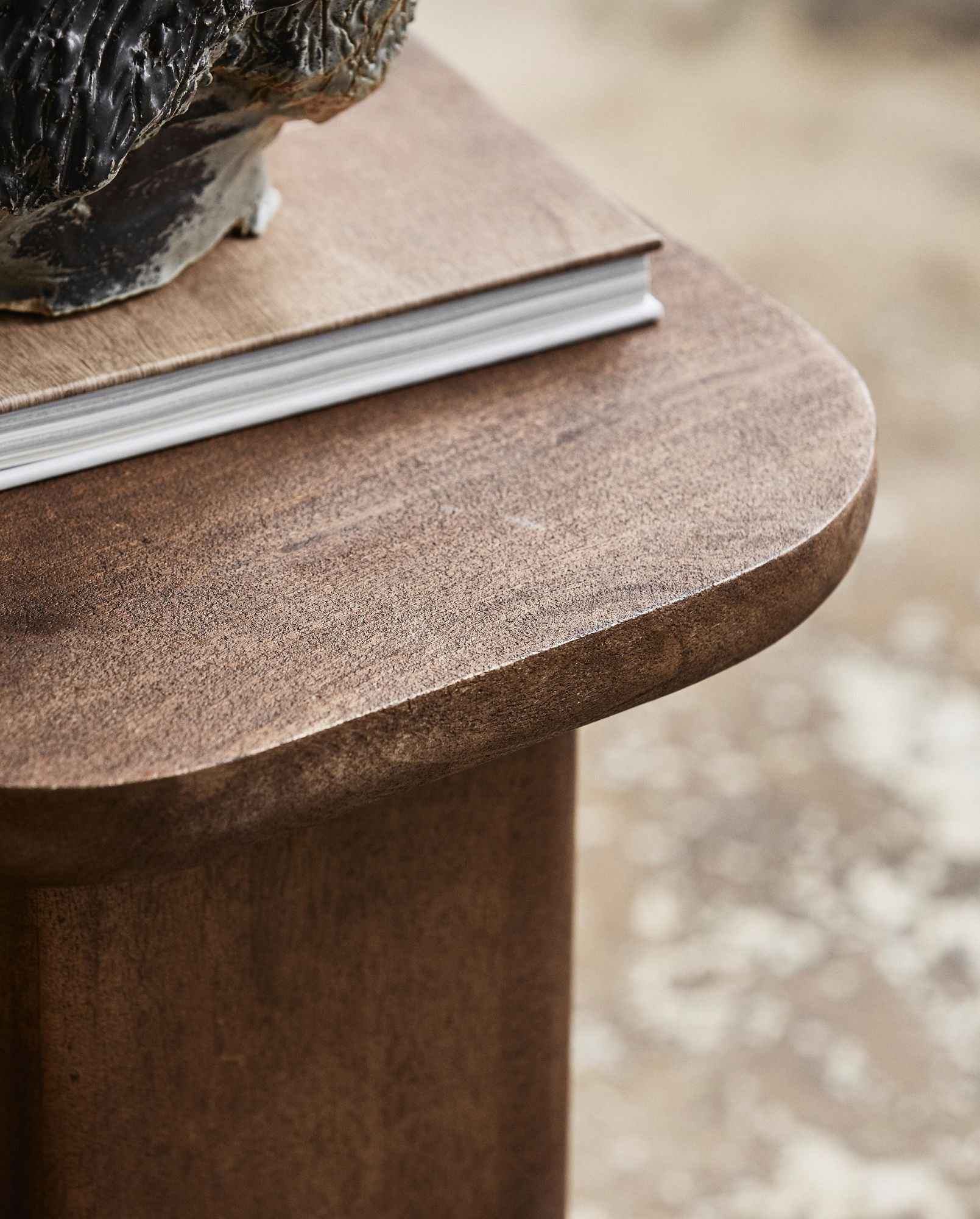 TOKE side table - dark brown