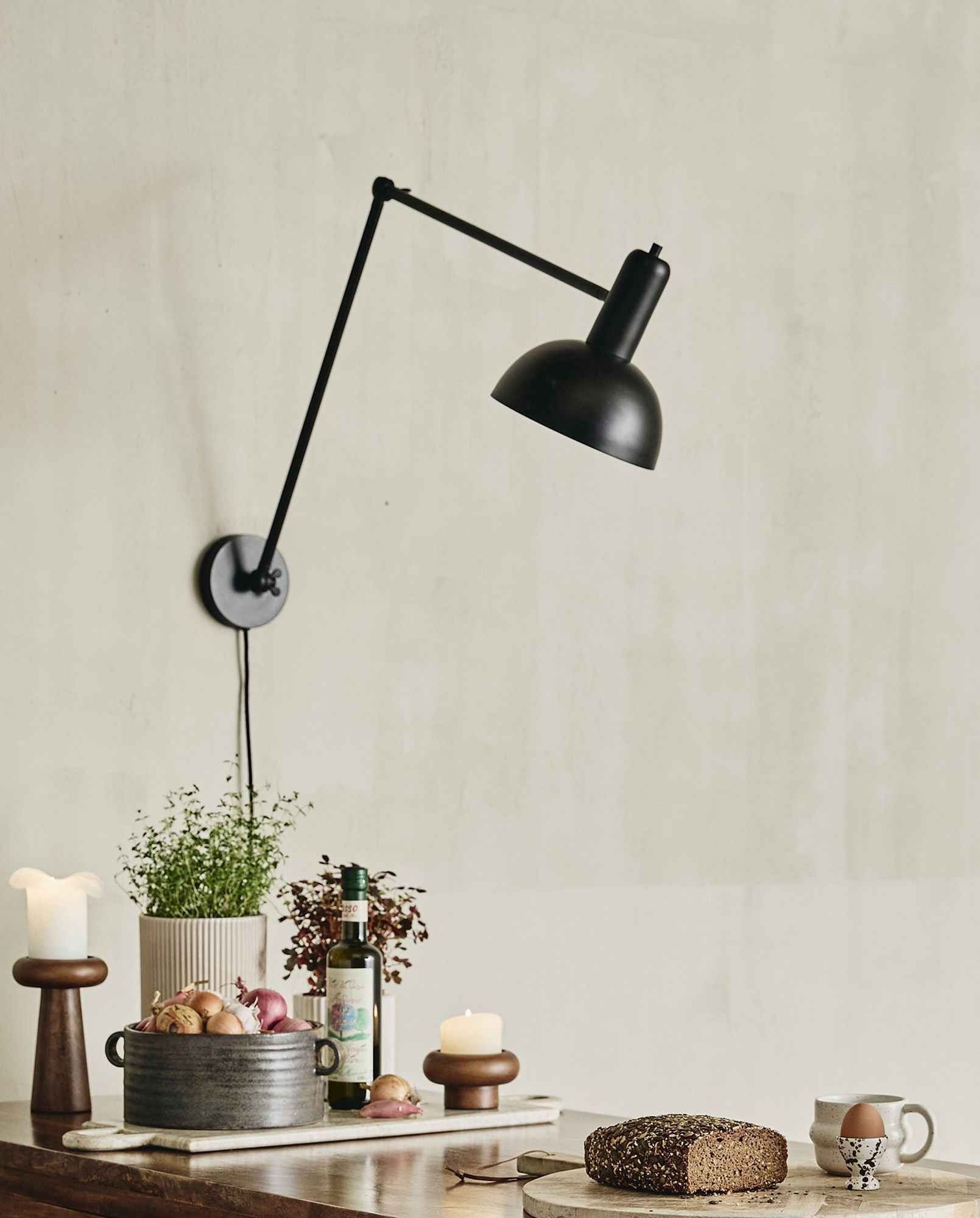 FREYA wall lamp - black - Bambuá