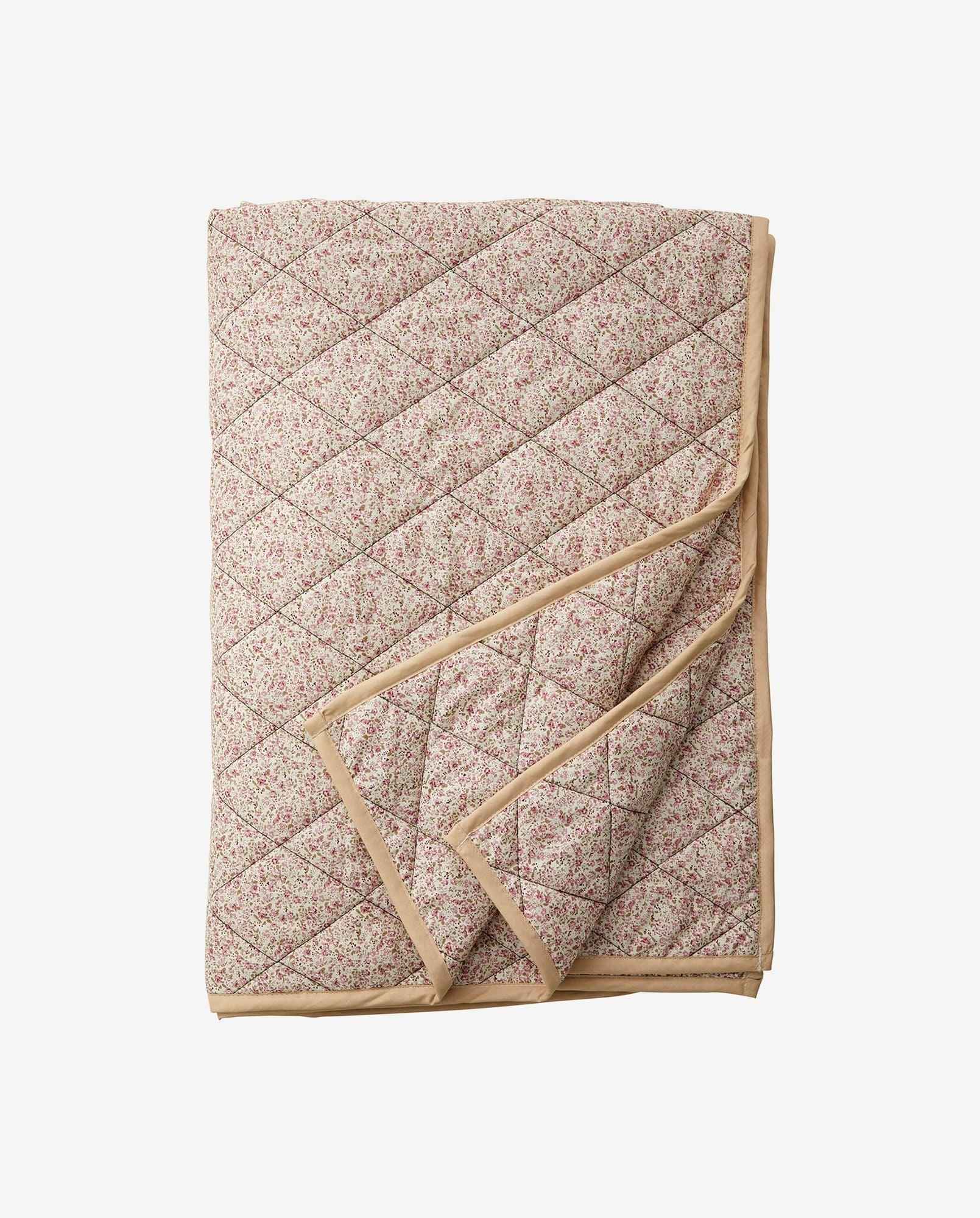 AGENA quilt, rose multi col.