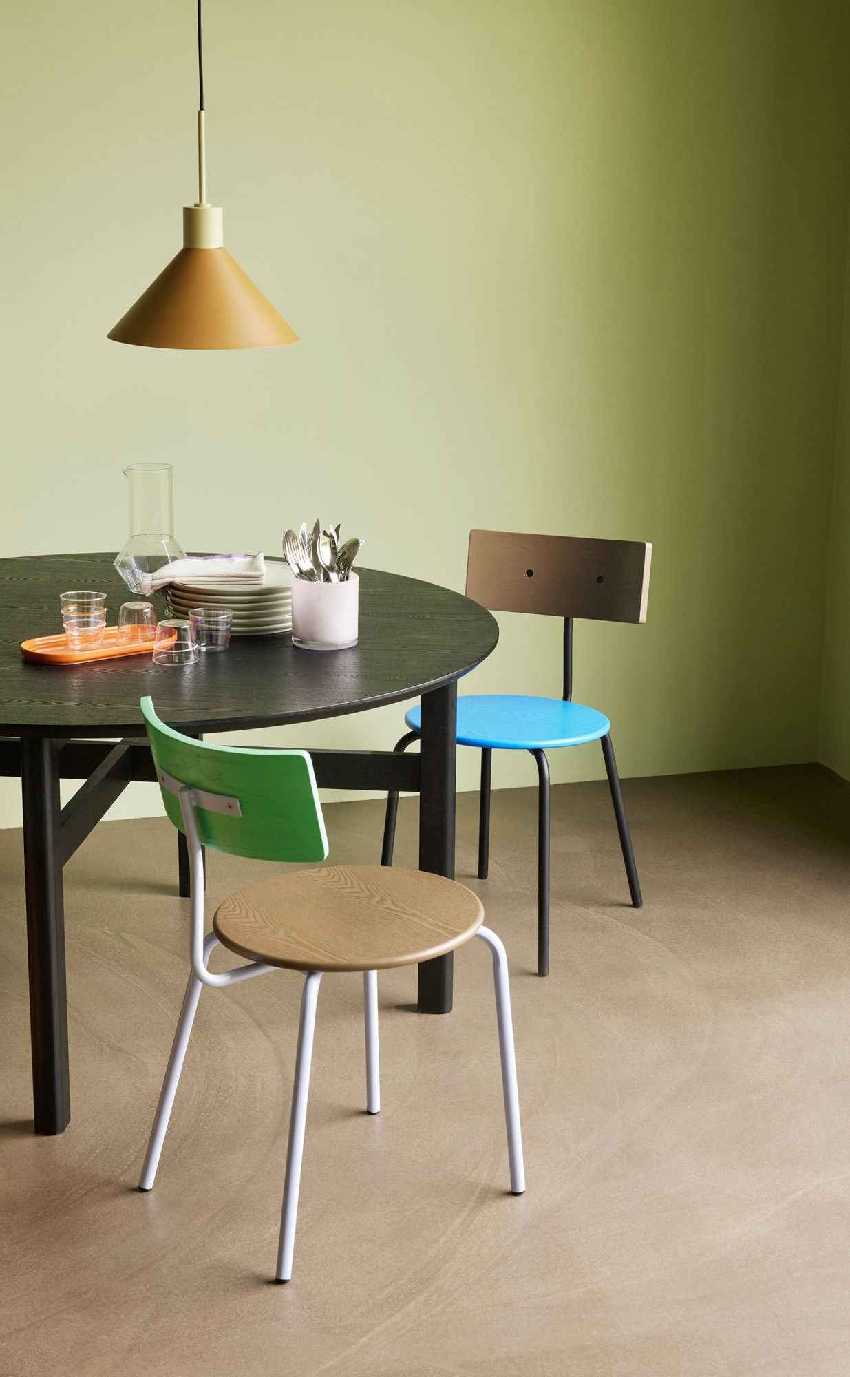 Hübsch Crayon Lamp Amber