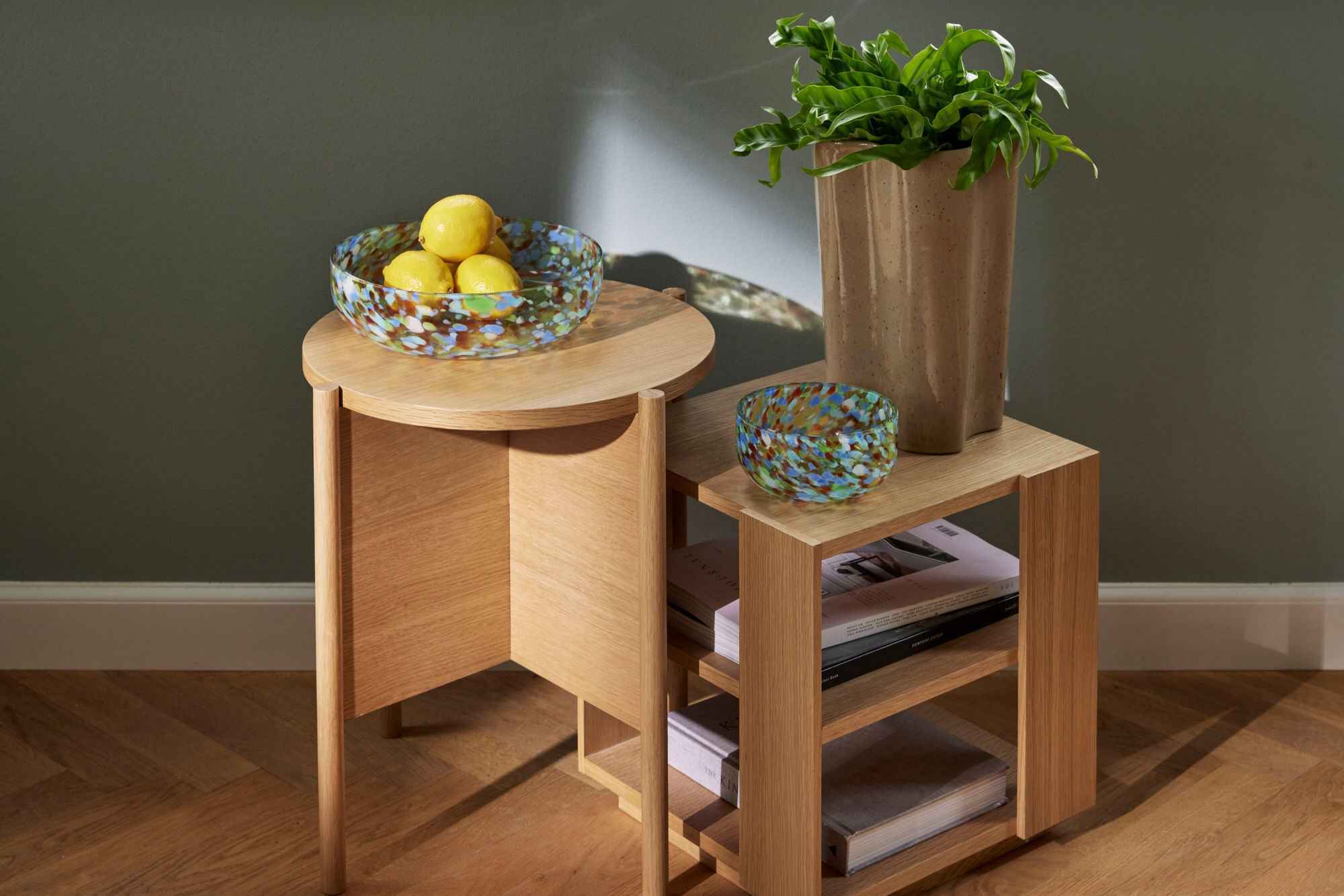 Merge Side Table Natural - Bambuá