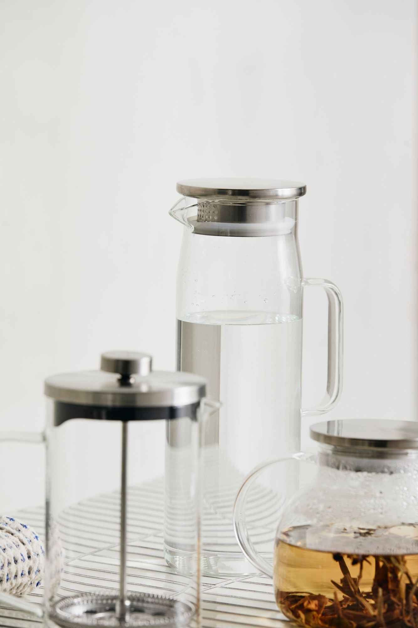 CLOVER french press, glass - clear