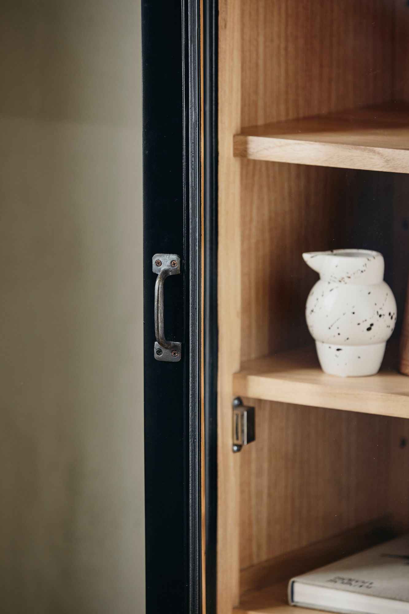 VIVA cabinet, 1 door - black - Bambuá