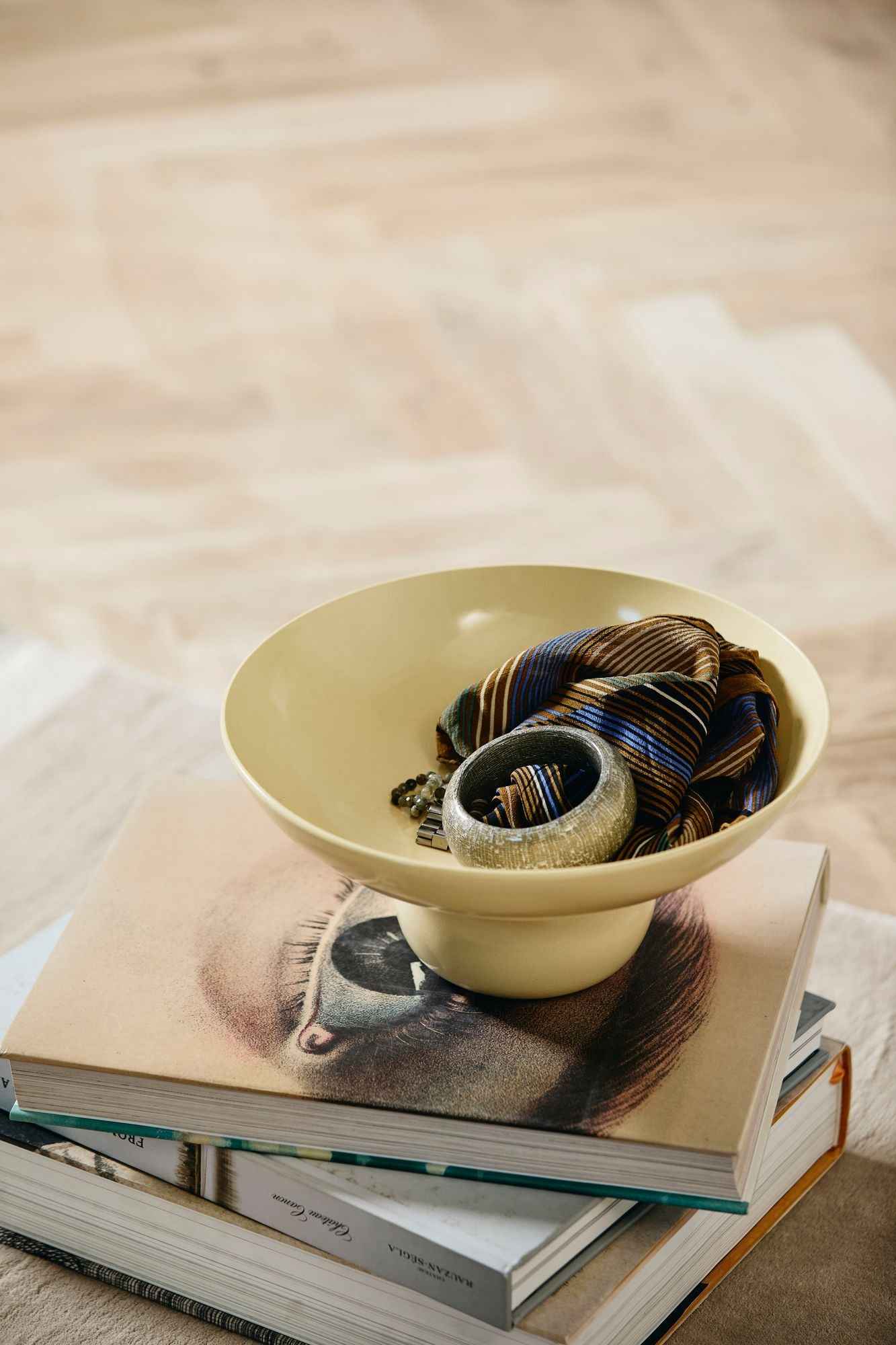 VITELLO deco bowl - yellow