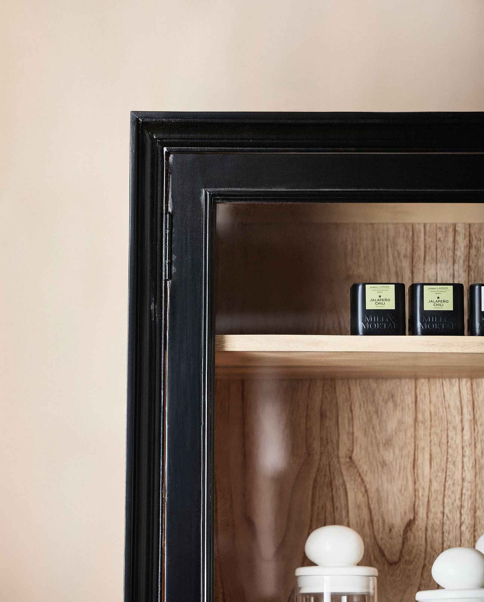 VIVA cabinet , 2 doors - black - Bambuá