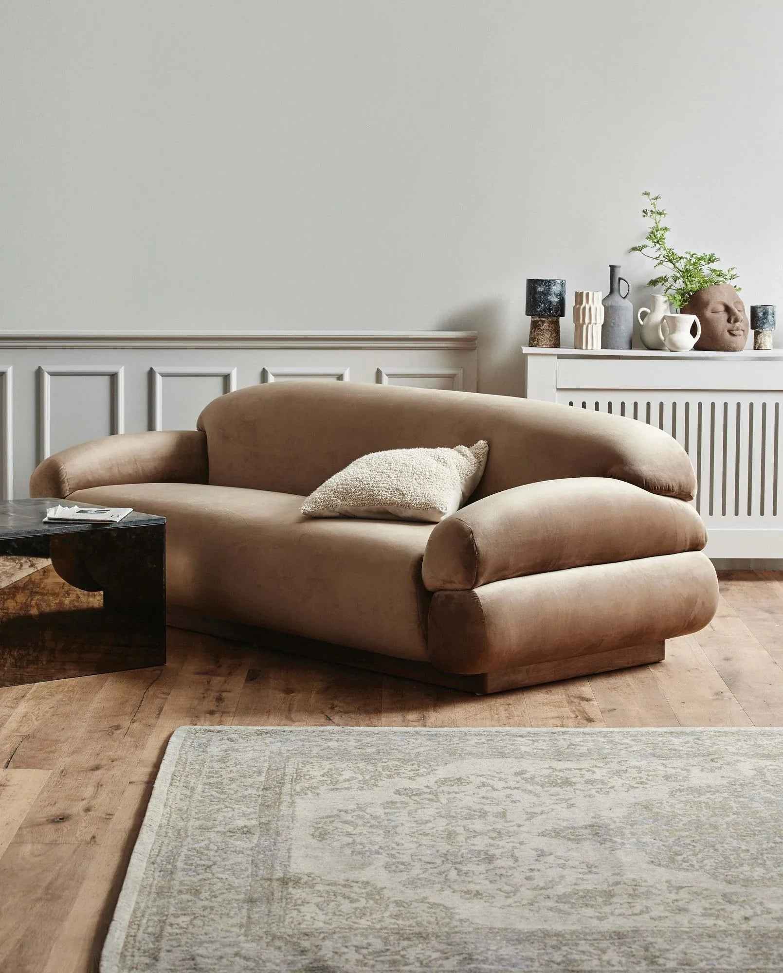 PEARL woven carpet, 200x290 - sand/beige - Bambuá