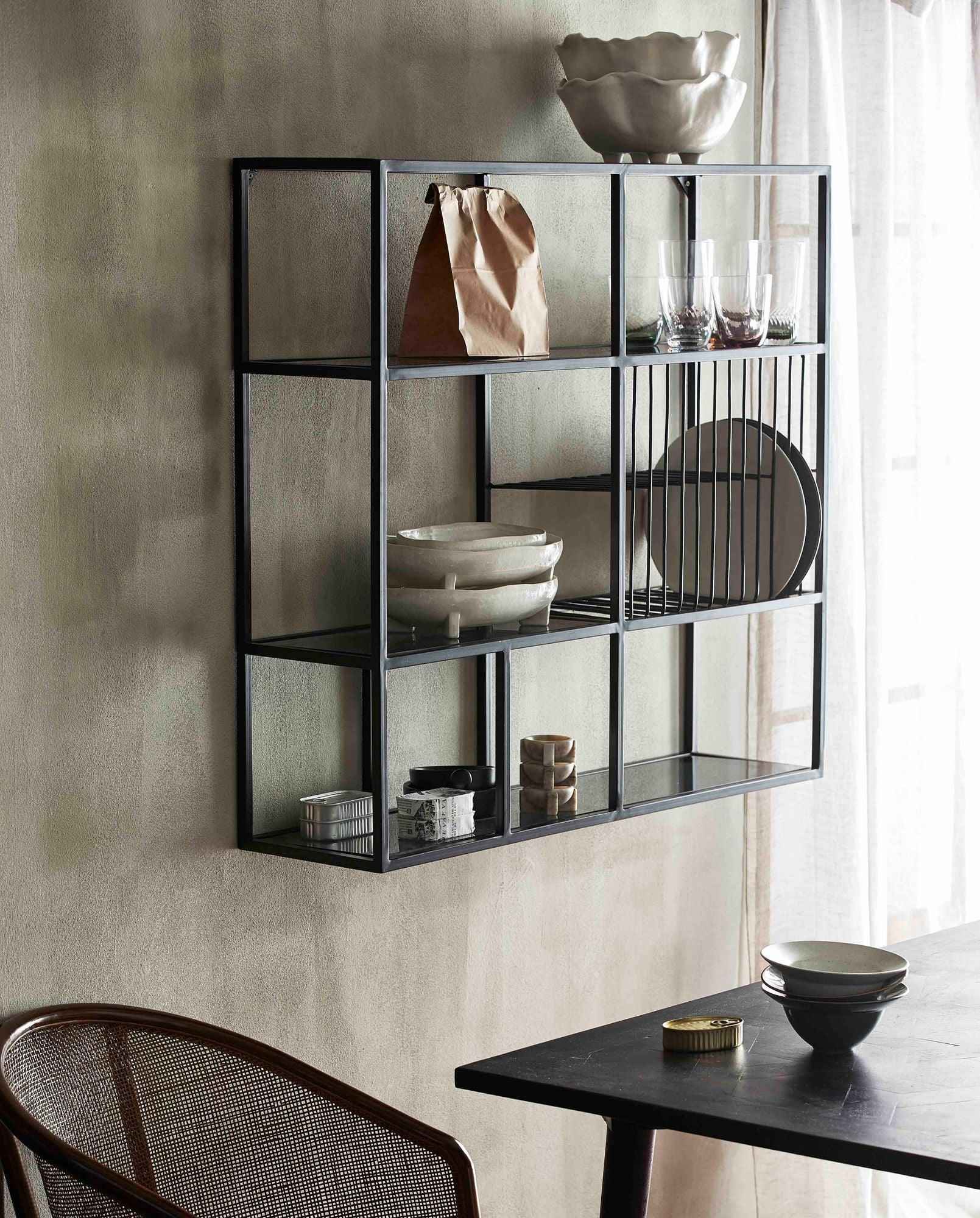 RUR shelf, black - Bambuá