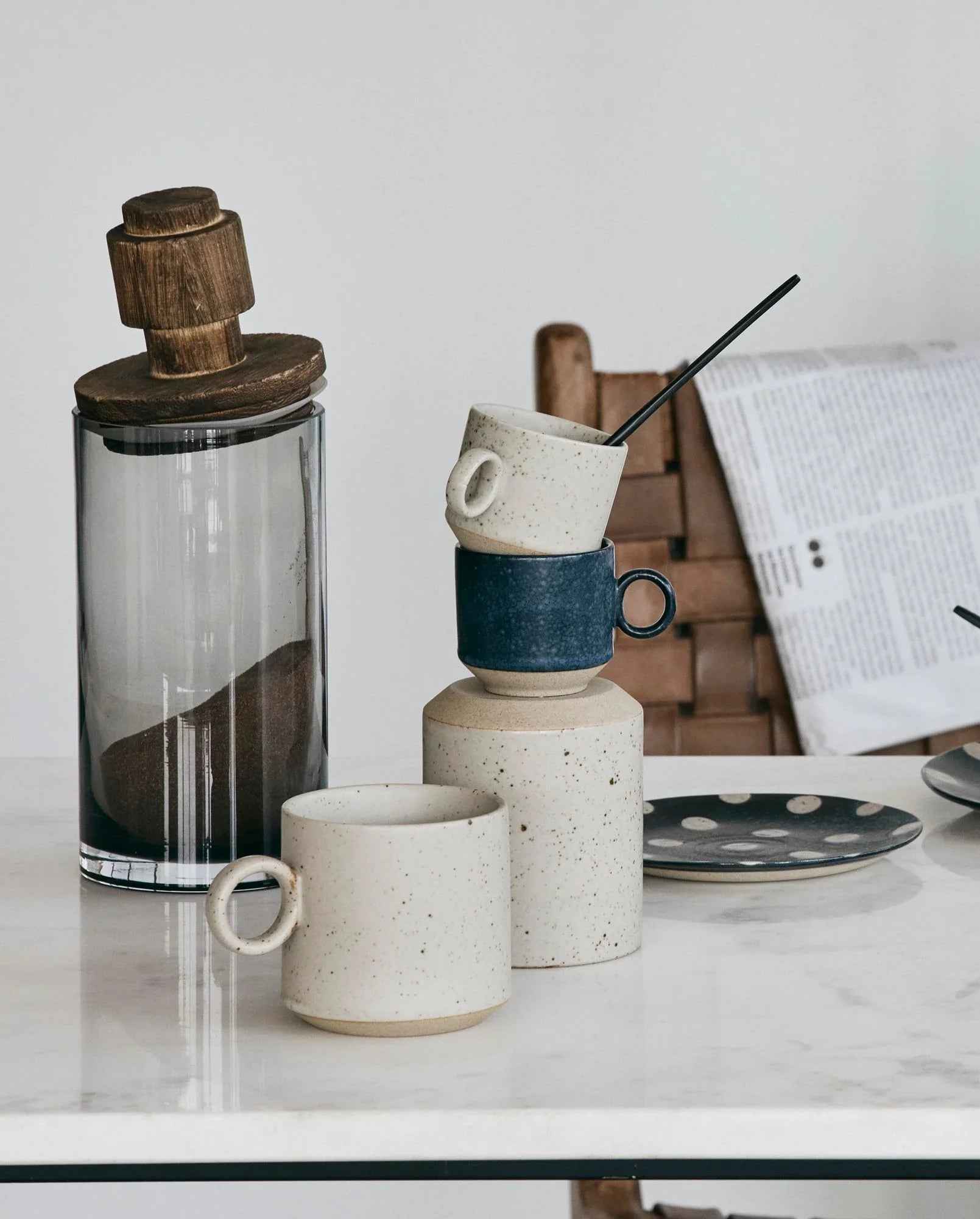 SALVIE glass storage, L - smoke