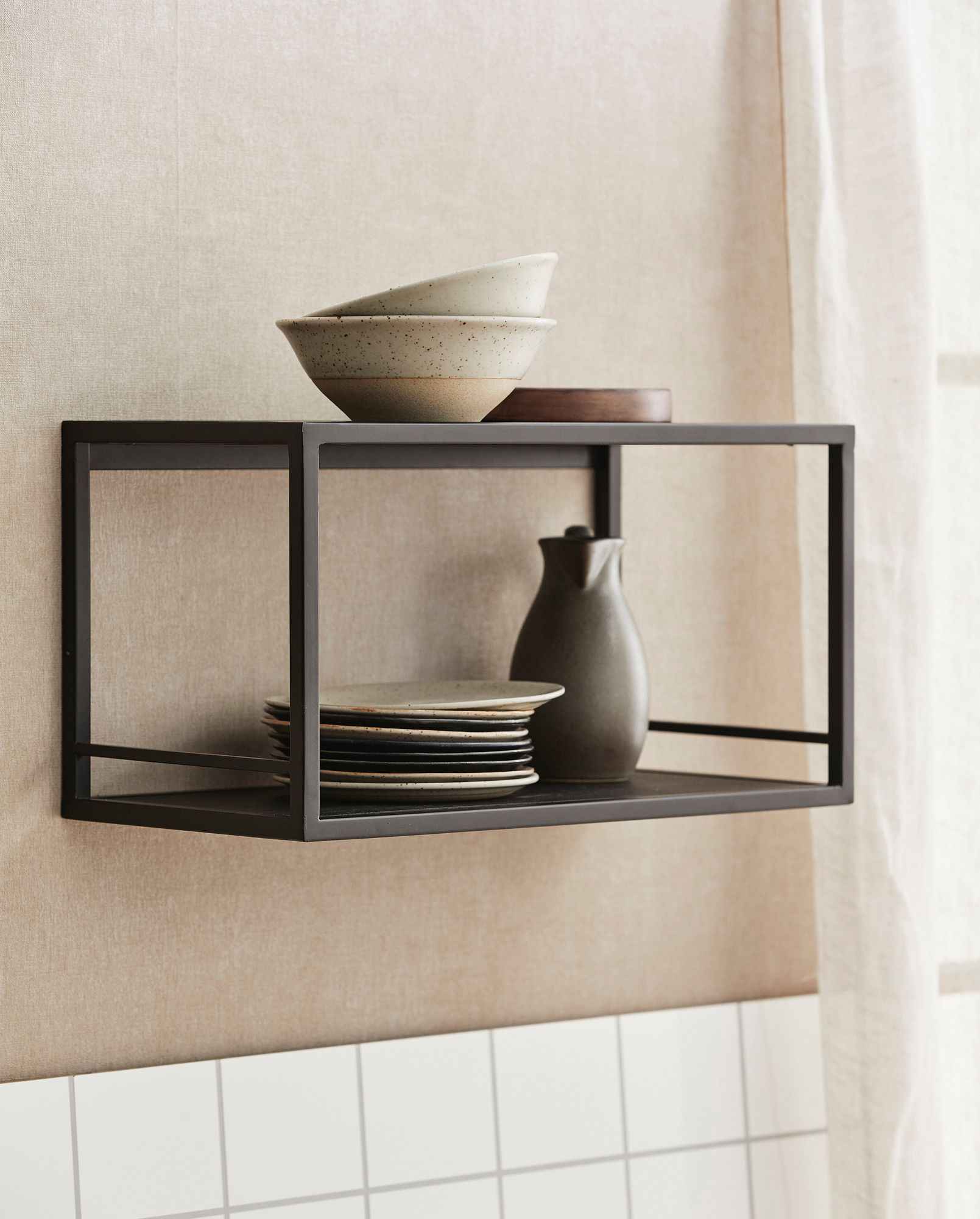 FLINT shelf, black - Bambuá