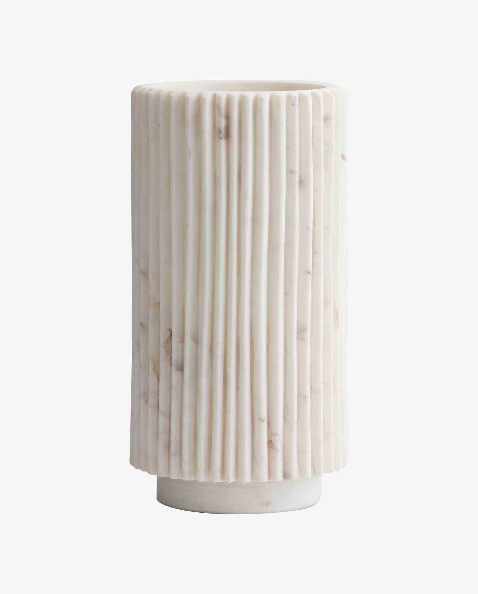 LOON vase, white marble