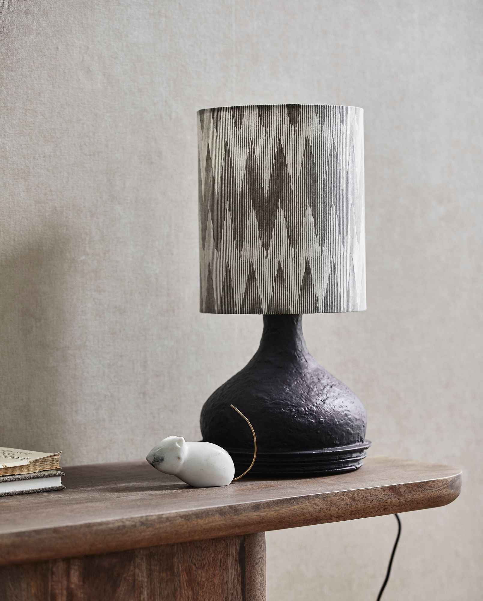 TOKE console table - dark brown