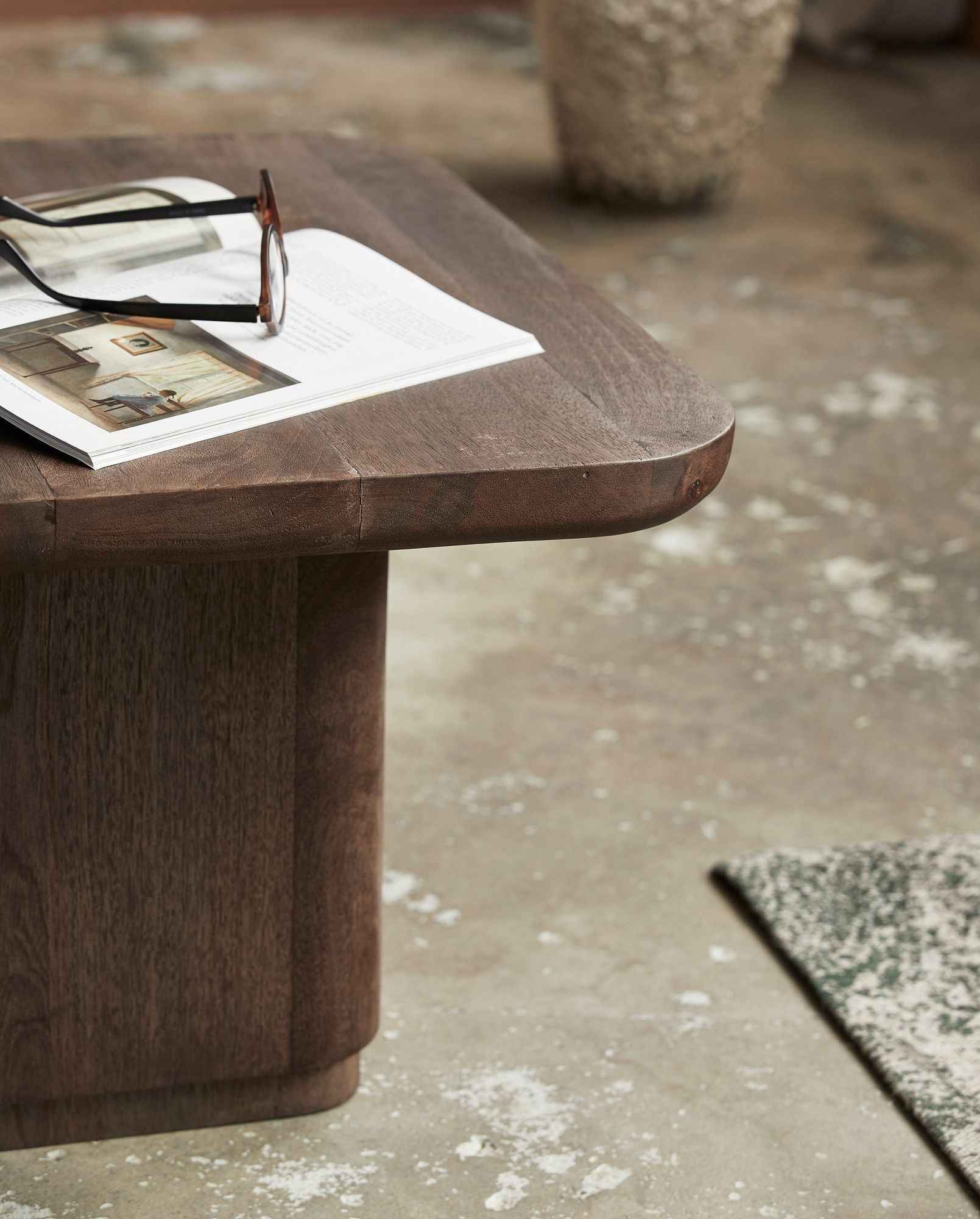 TOKE coffee table - dark brown - Bambuá