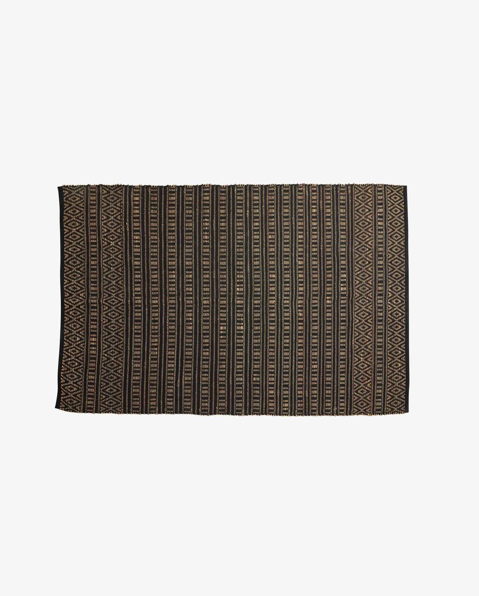FARAH rug, 240x160 - black/natural colour - Bambuá