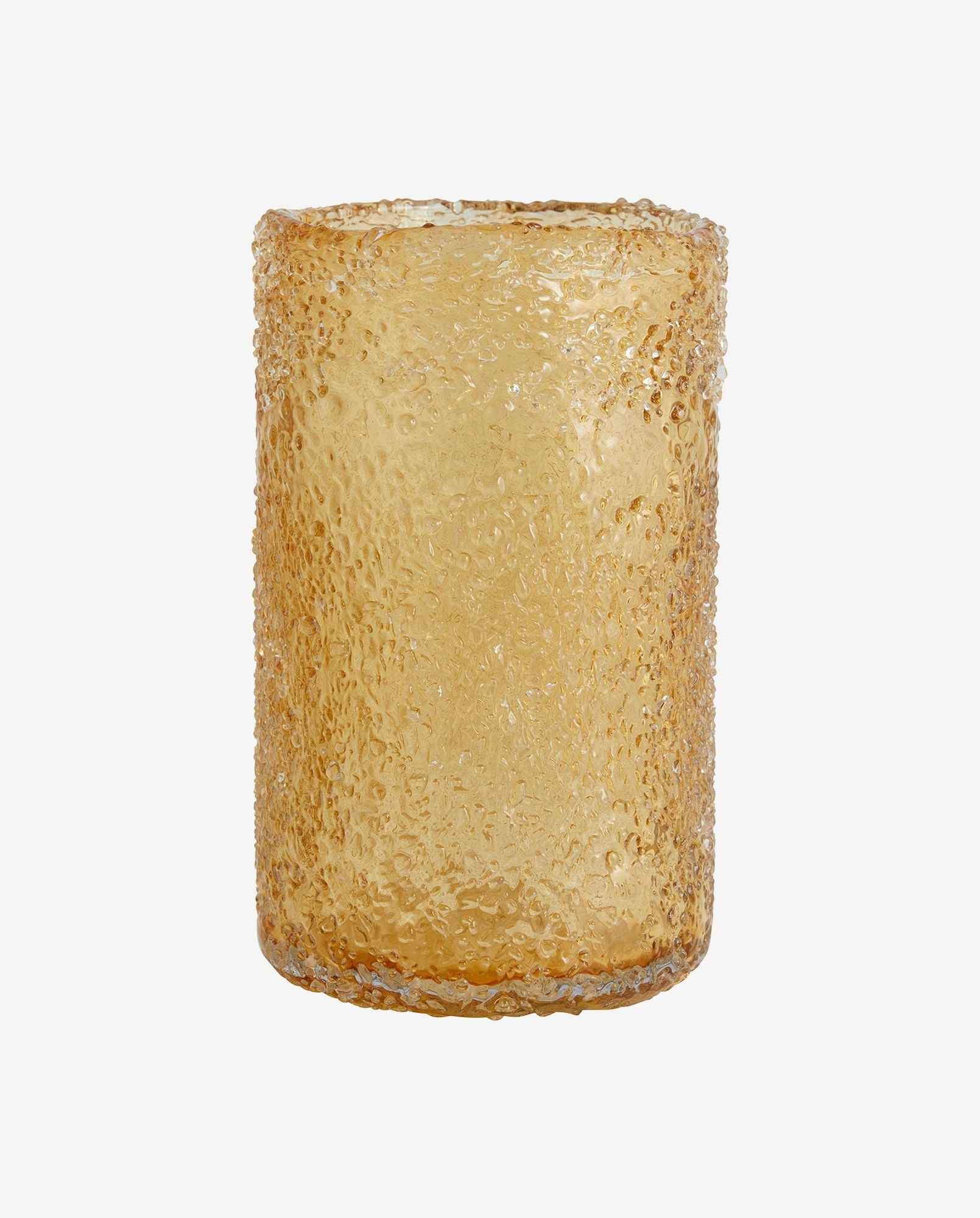 CLYDE vase, L, amber