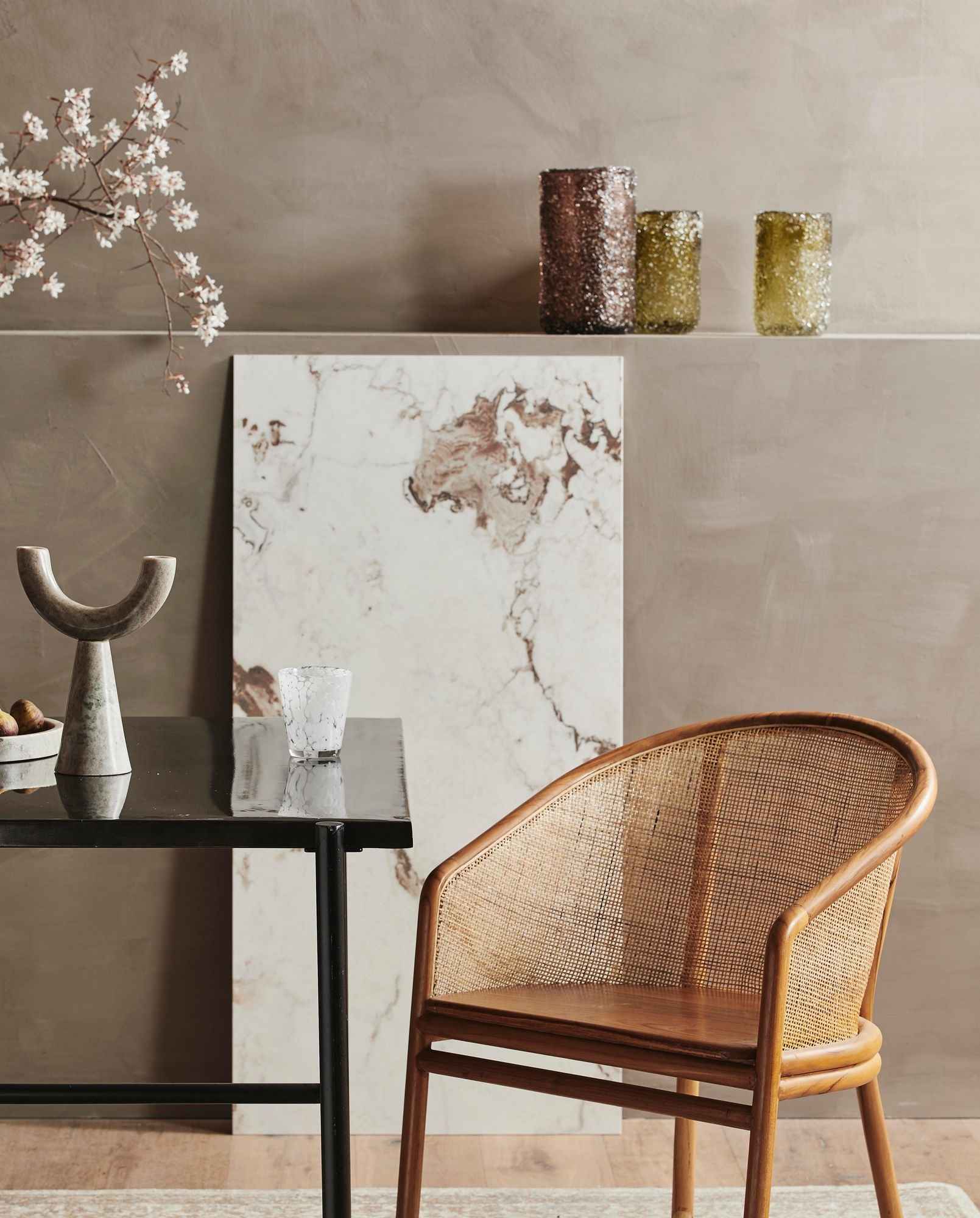 CLYDE vase, M, green